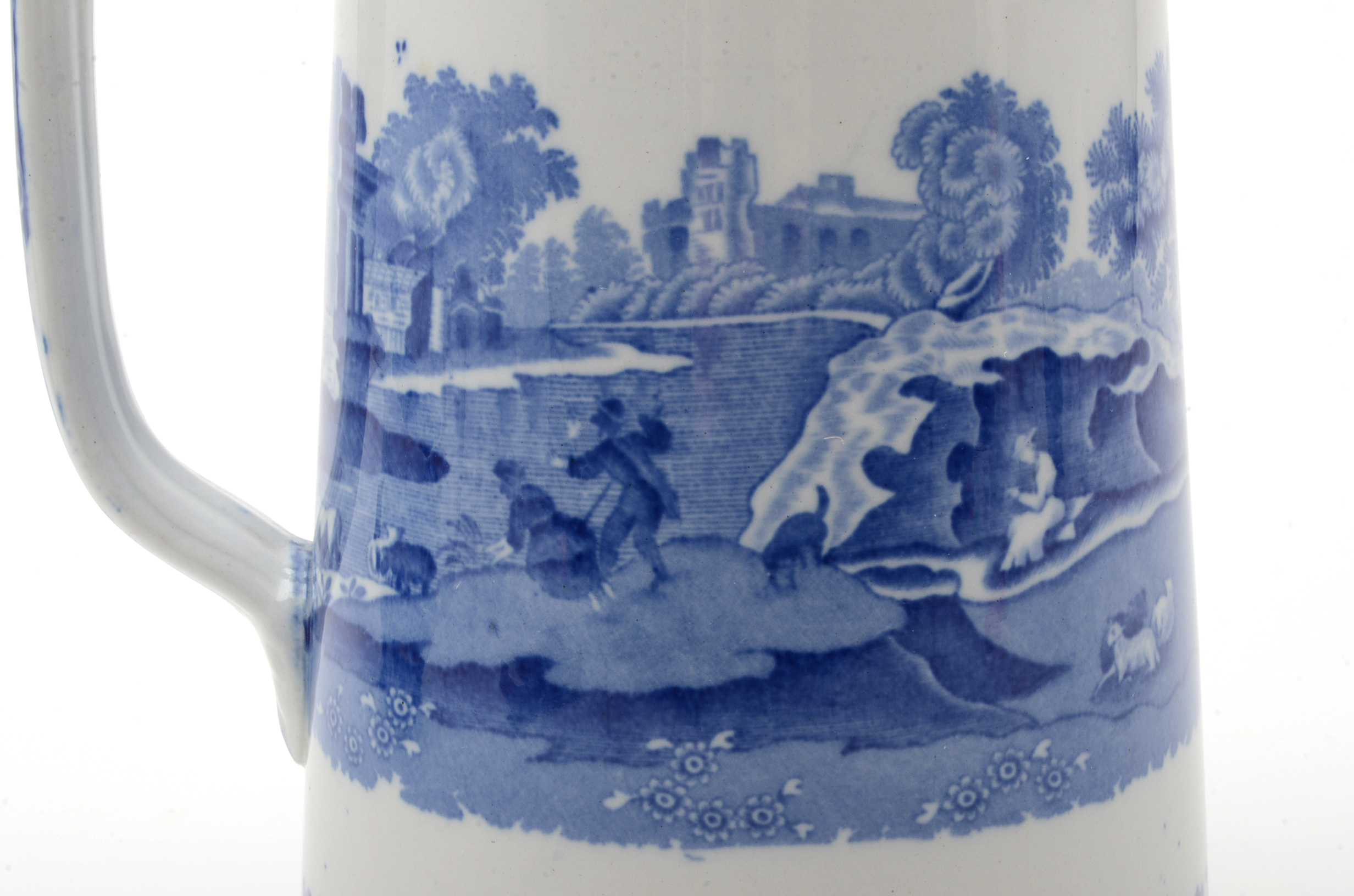 Antique Copeland Spode Coffee Pot and Blue