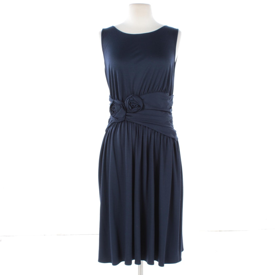 Moschino Cheap and Chic Navy Blue Sleeveless Dress