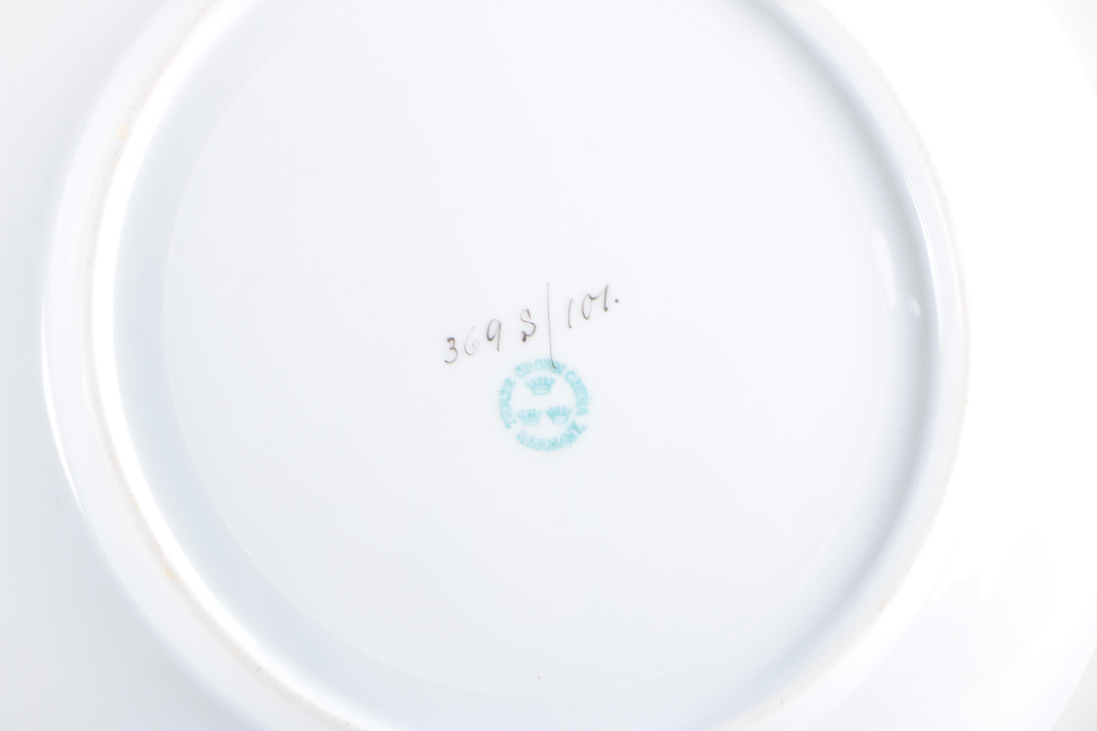 Vintage Hand-Painted Haviland and Noritake Porcelain Plates