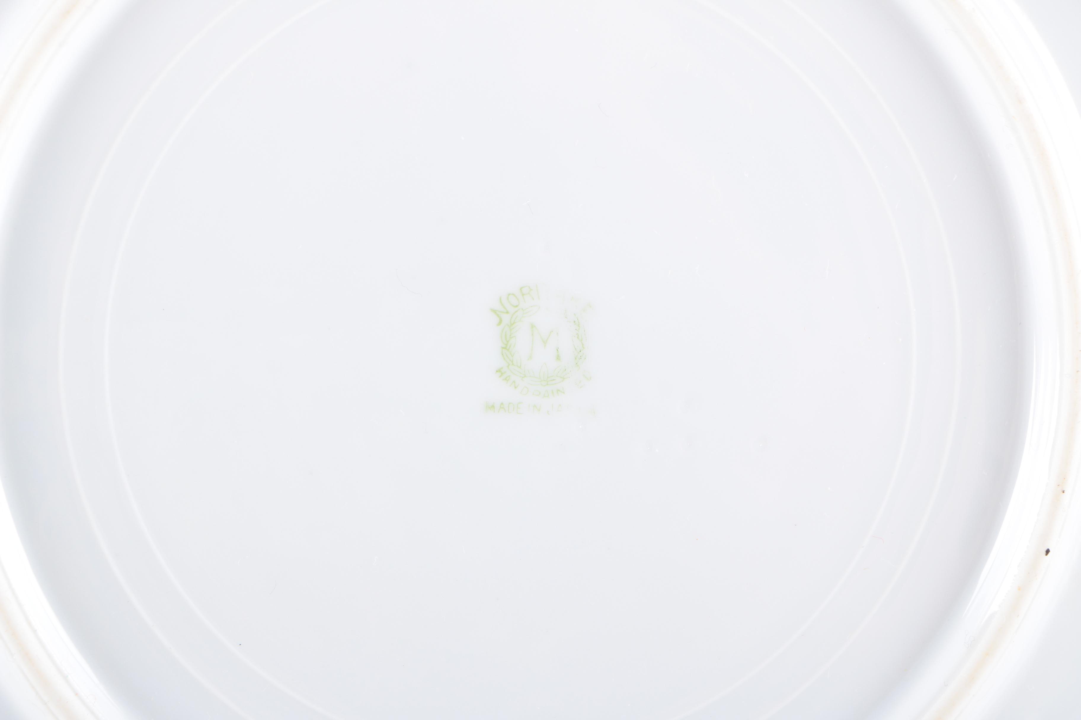 Vintage Hand-Painted Haviland and Noritake Porcelain Plates