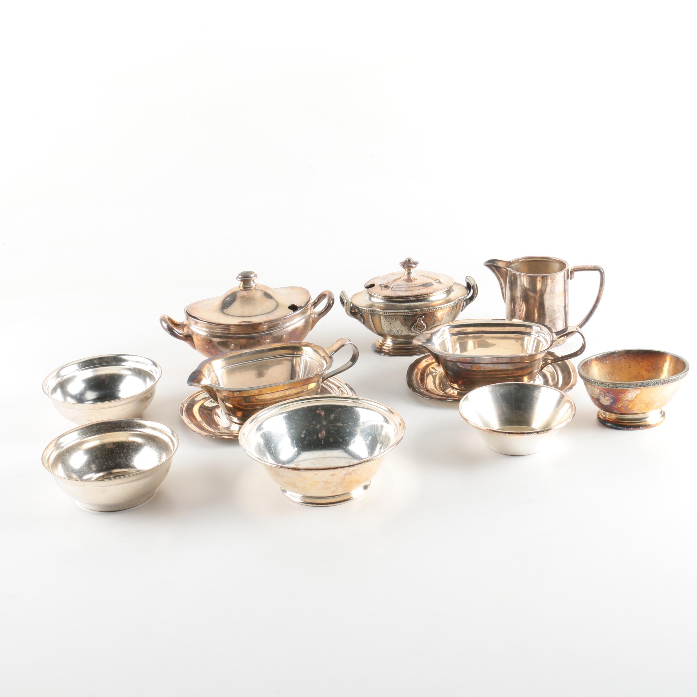 Hotel Silver Plate Hollowware Including Reed & Barton "Mayflower"