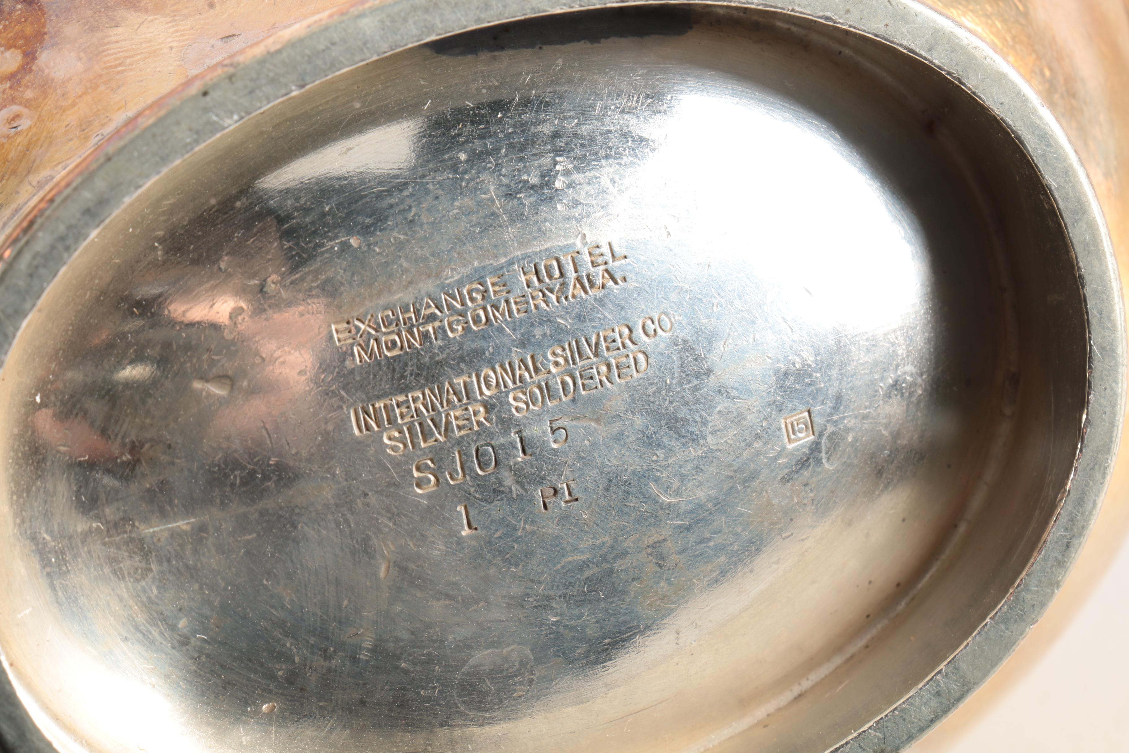 Hotel Silver Plate Hollowware Including Reed & Barton "Mayflower"