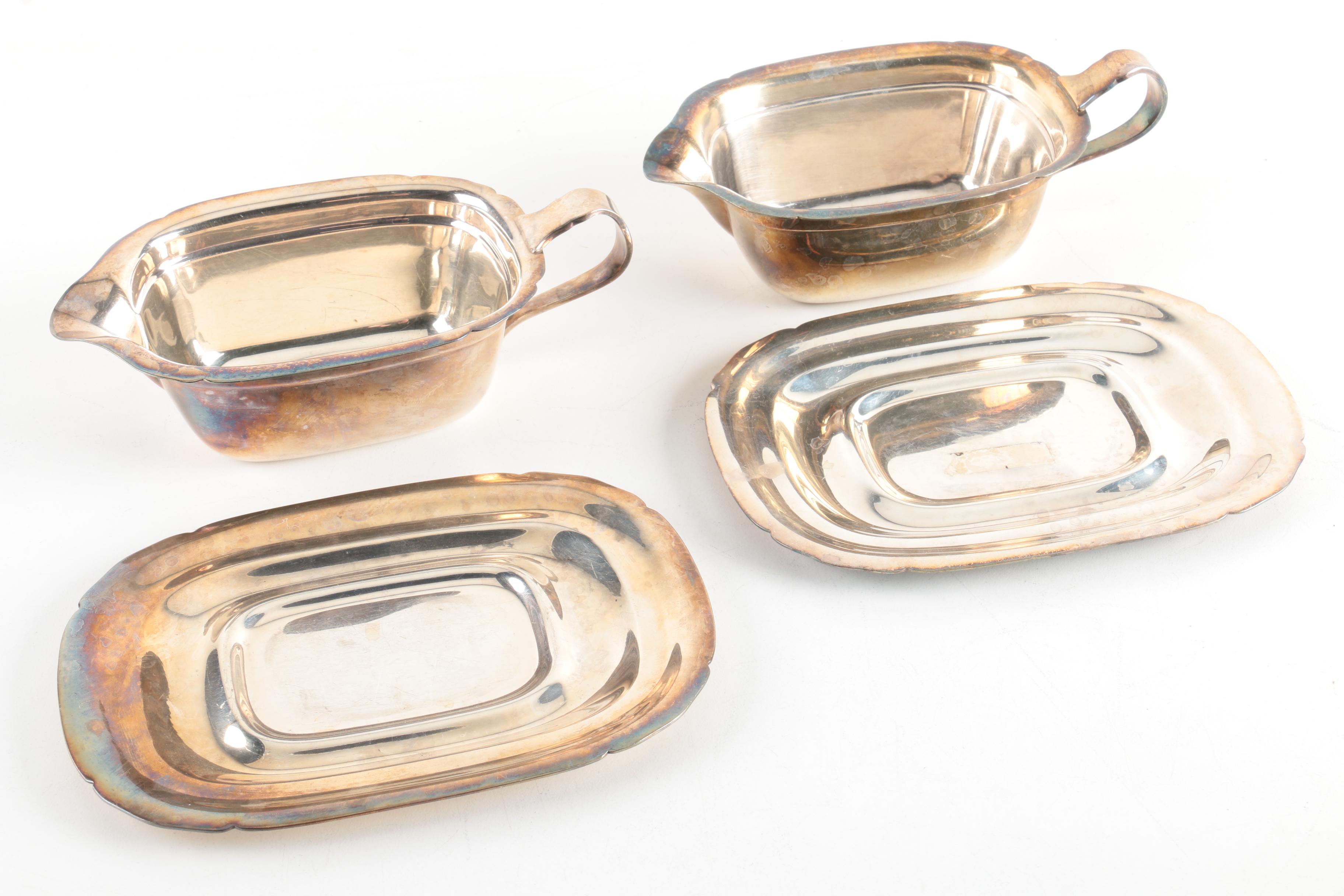 Hotel Silver Plate Hollowware Including Reed & Barton "Mayflower"