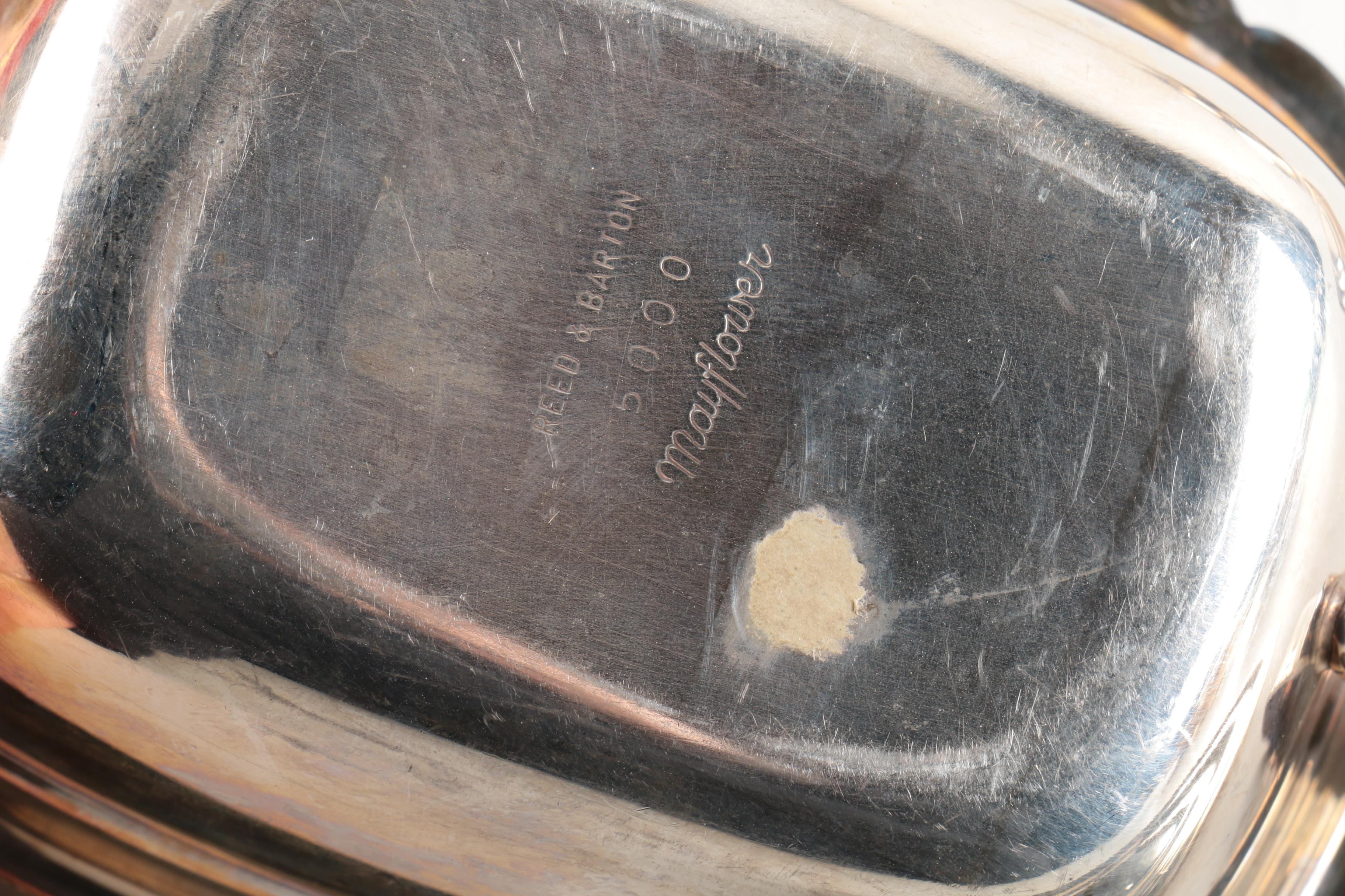 Hotel Silver Plate Hollowware Including Reed & Barton "Mayflower"