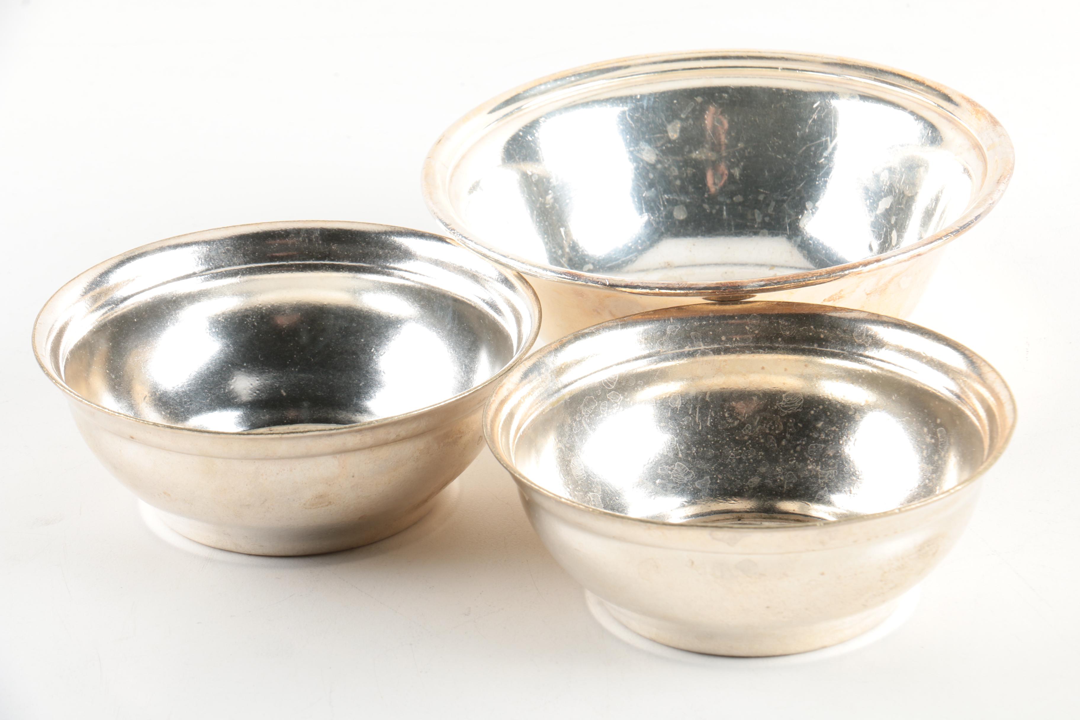 Hotel Silver Plate Hollowware Including Reed & Barton "Mayflower"