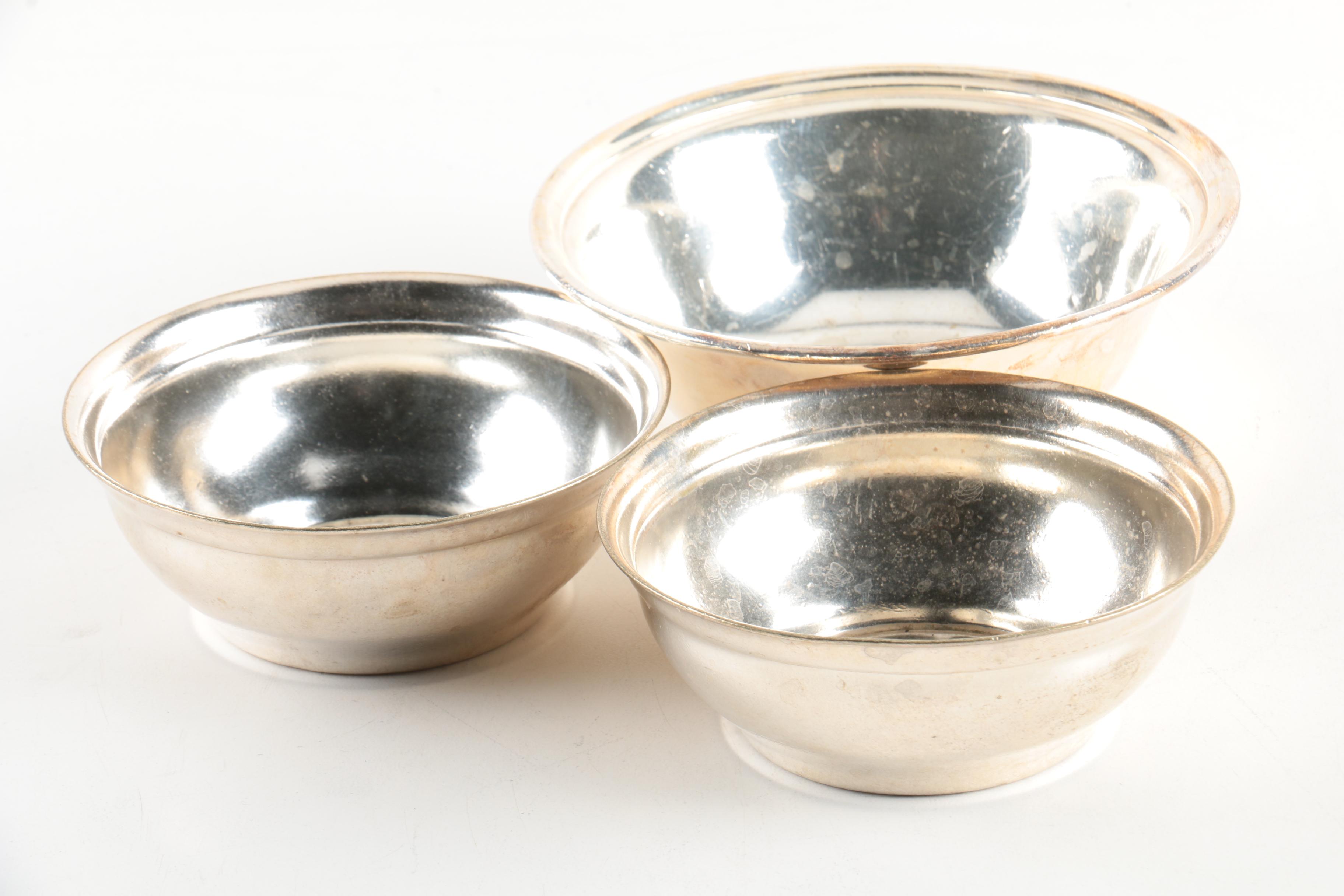 Hotel Silver Plate Hollowware Including Reed & Barton "Mayflower"