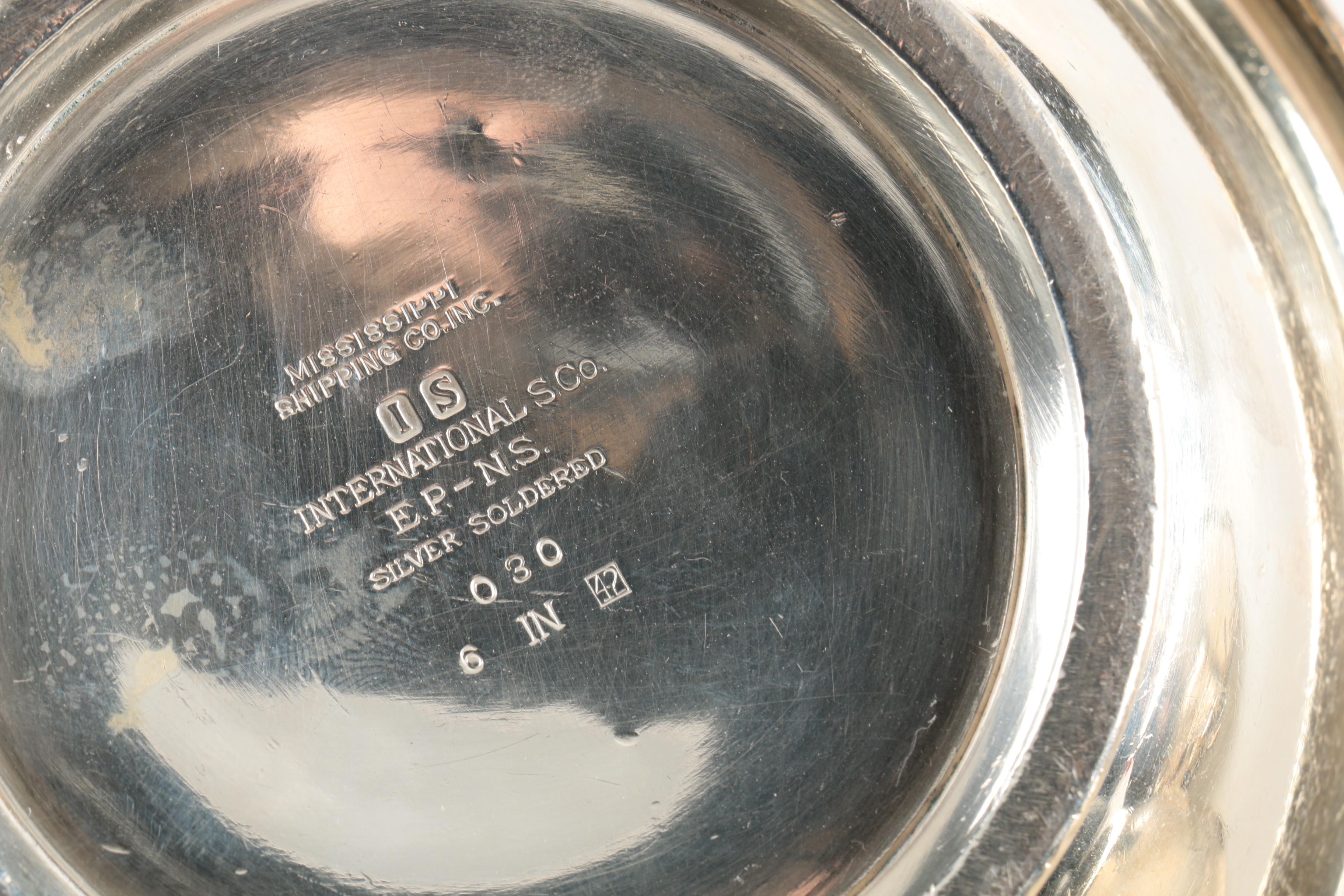 Hotel Silver Plate Hollowware Including Reed & Barton "Mayflower"