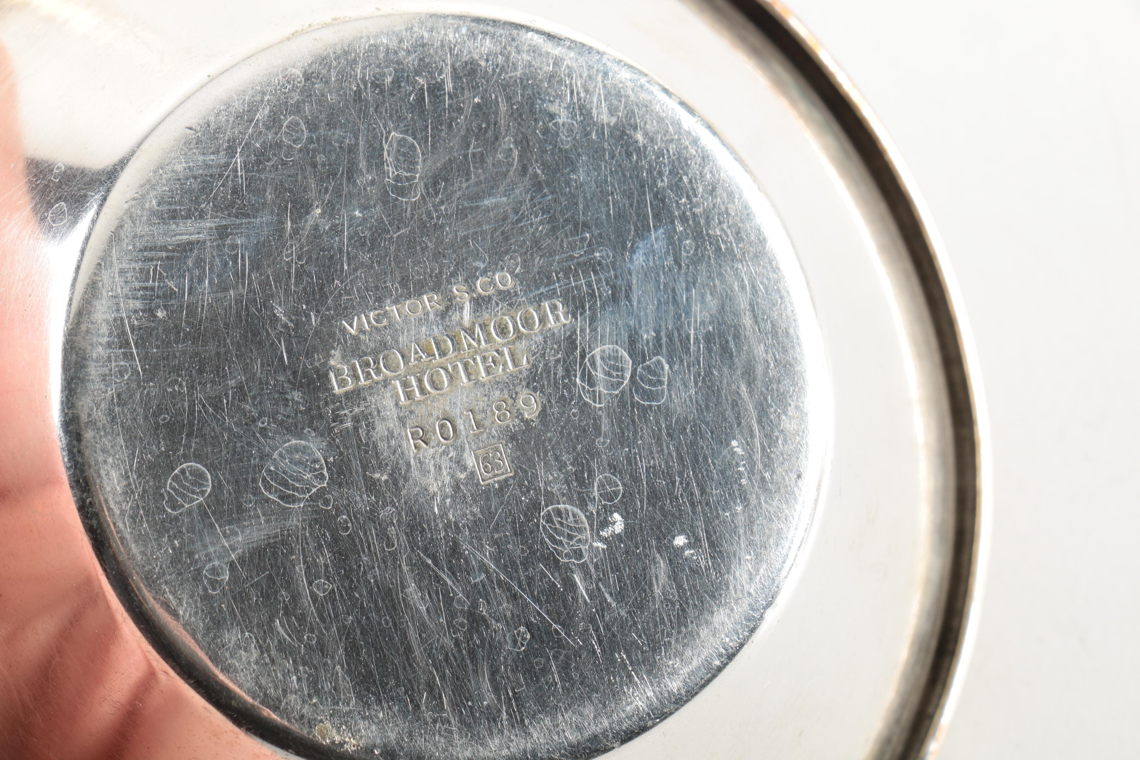 Hotel Silver Plate Hollowware Including Reed & Barton "Mayflower"