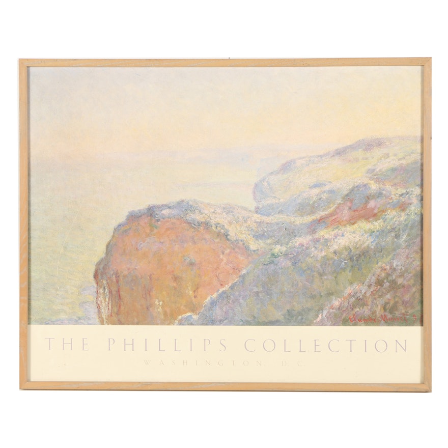 Offset Lithograph Poster for The Phillips Collection After Claude Monet
