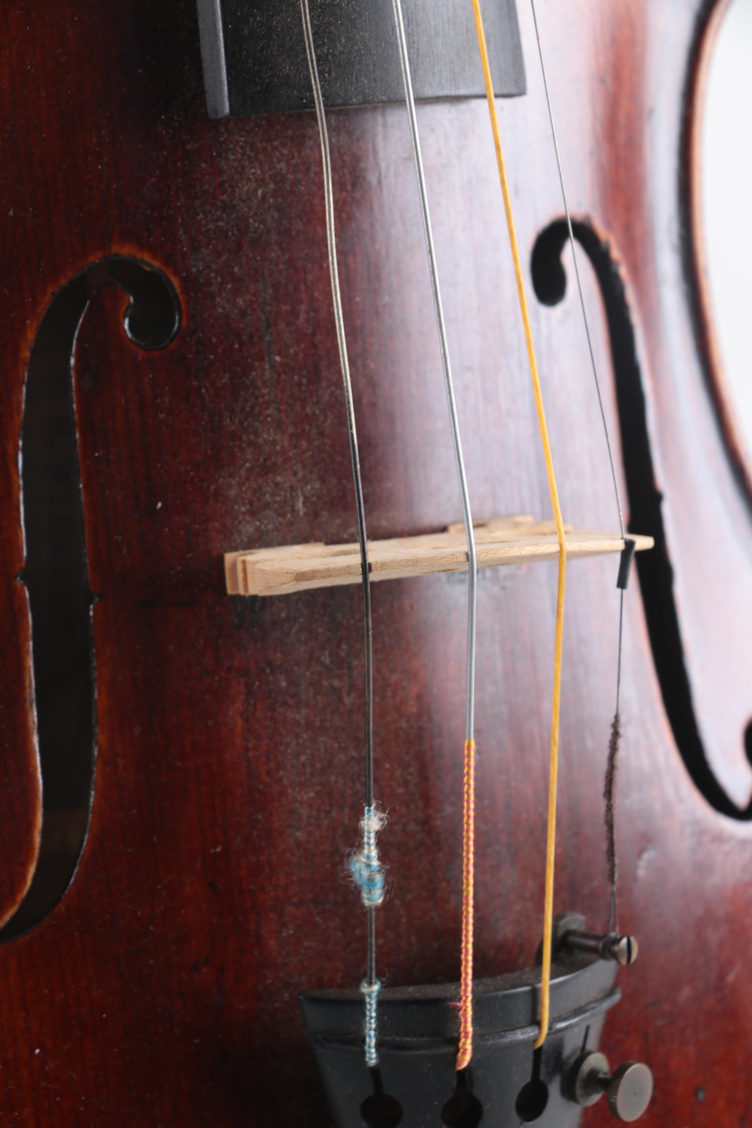 Antique "Head Fiddle" Violin after Derazey and Duiffopruggar