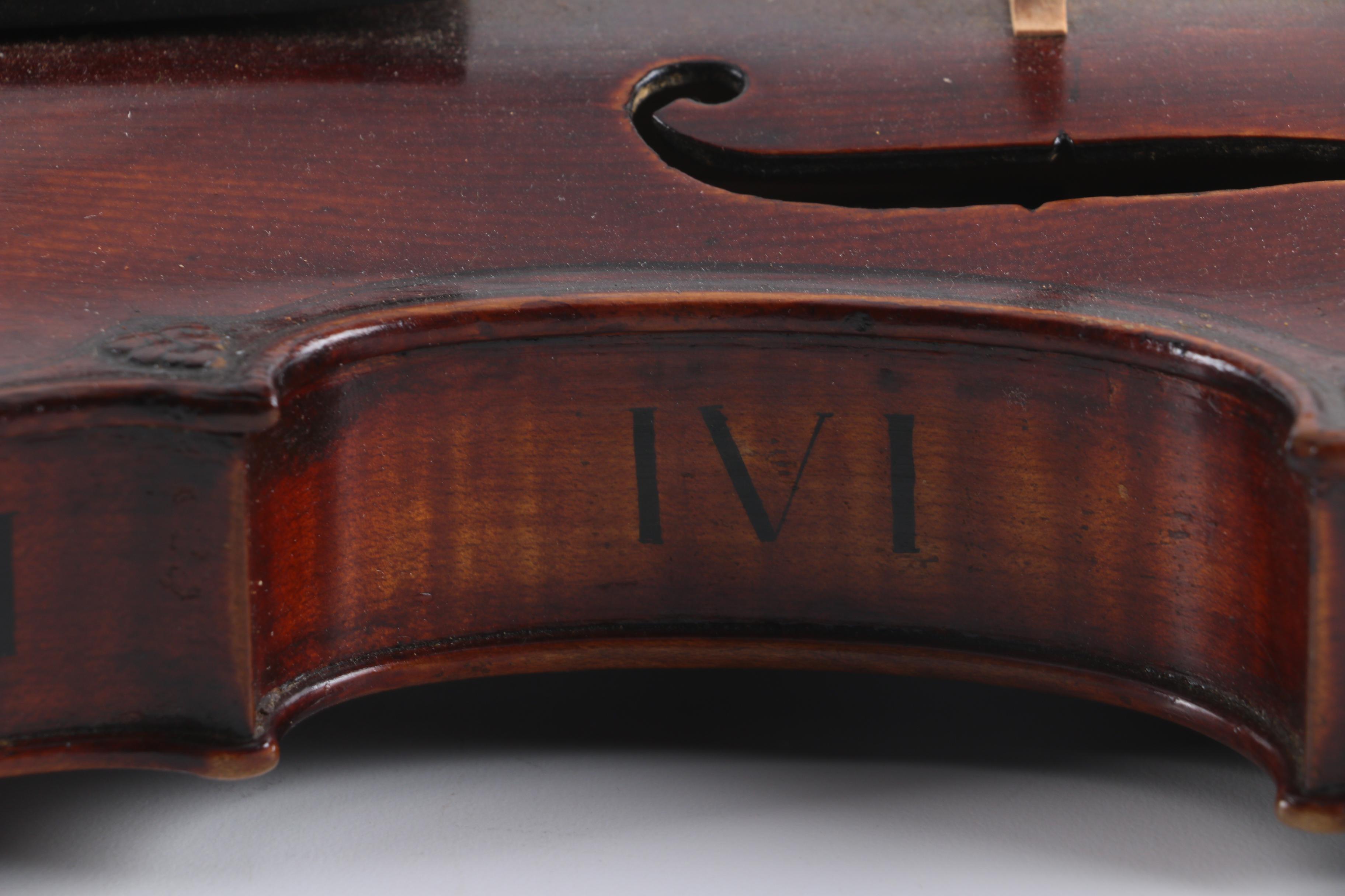 Antique "Head Fiddle" Violin after Derazey and Duiffopruggar