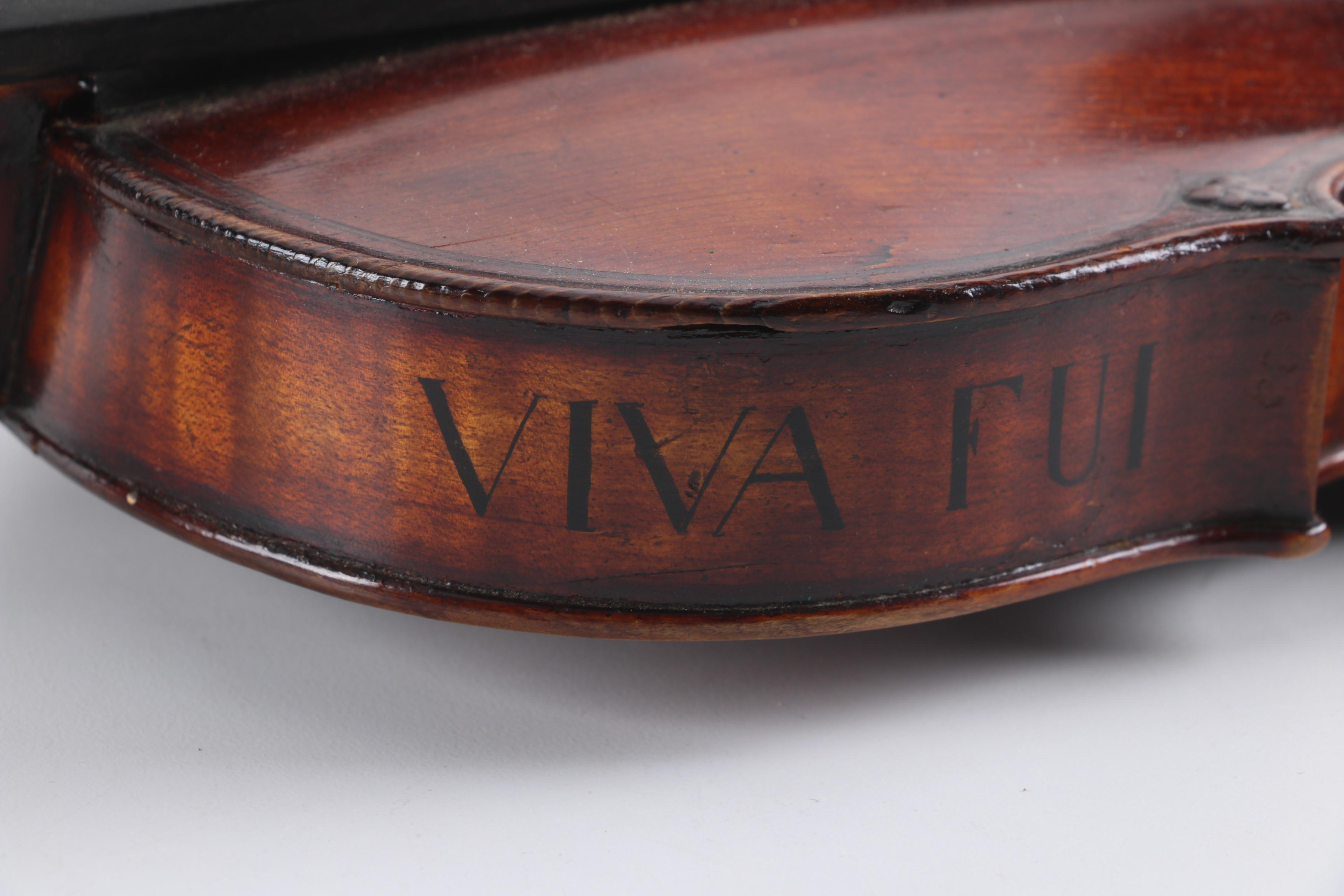 Antique "Head Fiddle" Violin after Derazey and Duiffopruggar