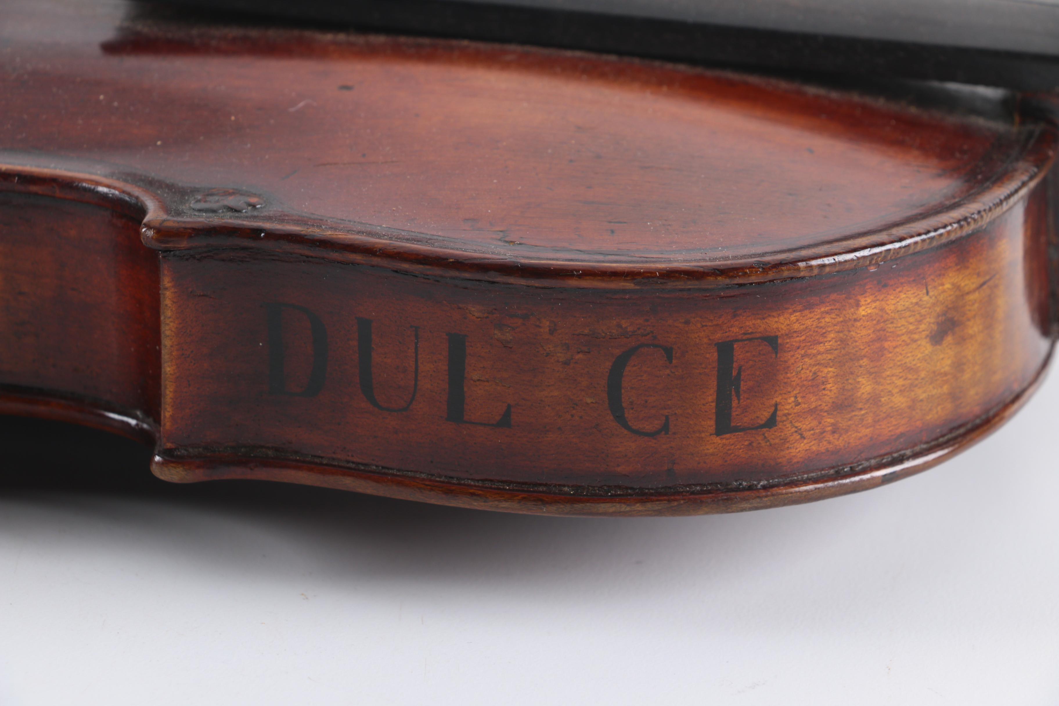 Antique "Head Fiddle" Violin after Derazey and Duiffopruggar