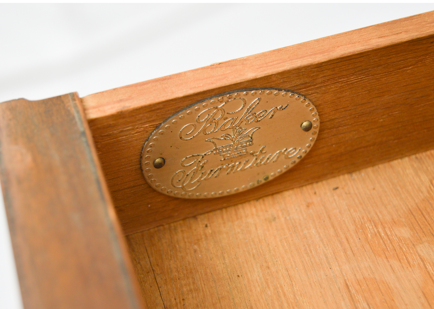 Vintage Neoclassical Style Console Table by Baker Furniture