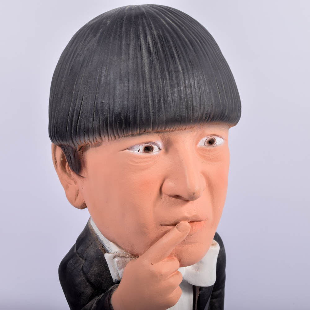 Vintage Esco Chalkware Three Stooges Statues