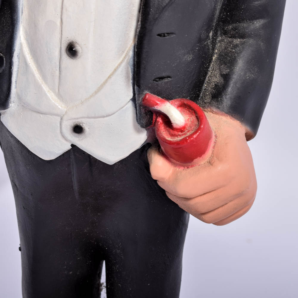 Vintage Esco Chalkware Three Stooges Statues