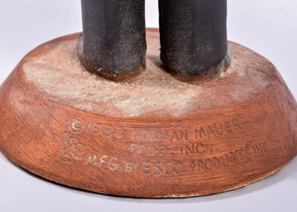 Vintage Esco Chalkware Three Stooges Statues