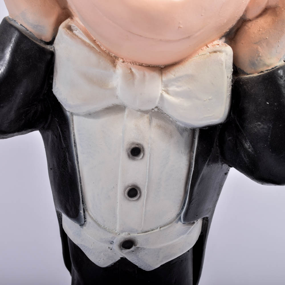 Vintage Esco Chalkware Three Stooges Statues