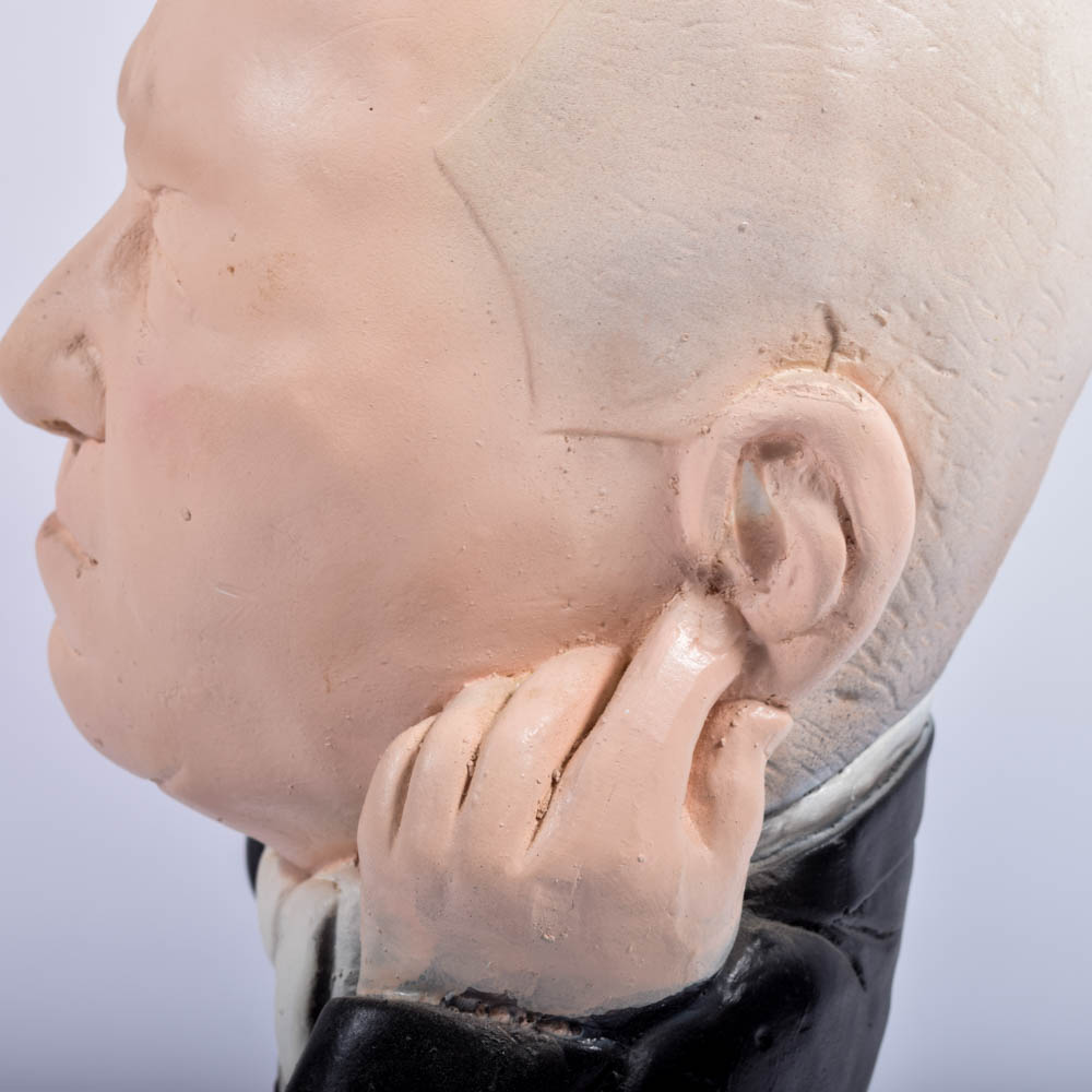 Vintage Esco Chalkware Three Stooges Statues