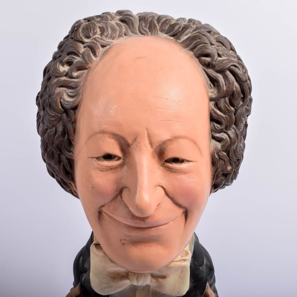 Vintage Esco Chalkware Three Stooges Statues