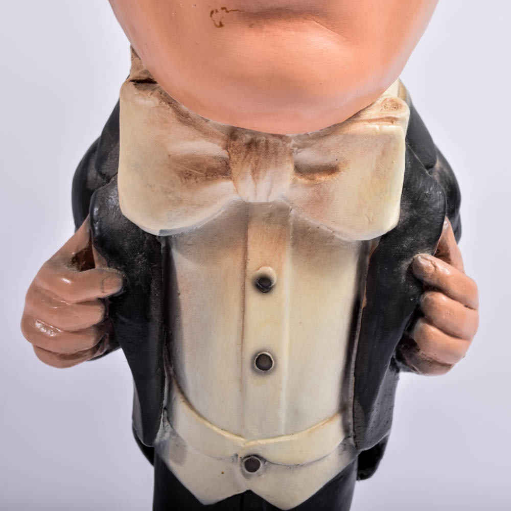 Vintage Esco Chalkware Three Stooges Statues