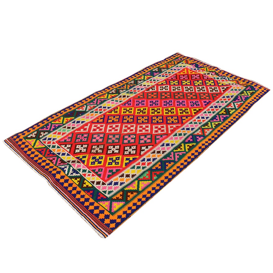 Handwoven Qashqai Shiraz Kilim