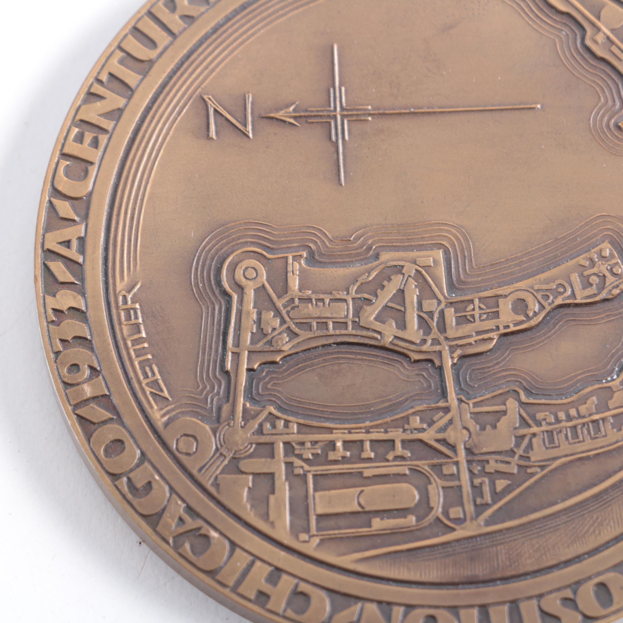 1933 Official Commemorative World's Fair Medal