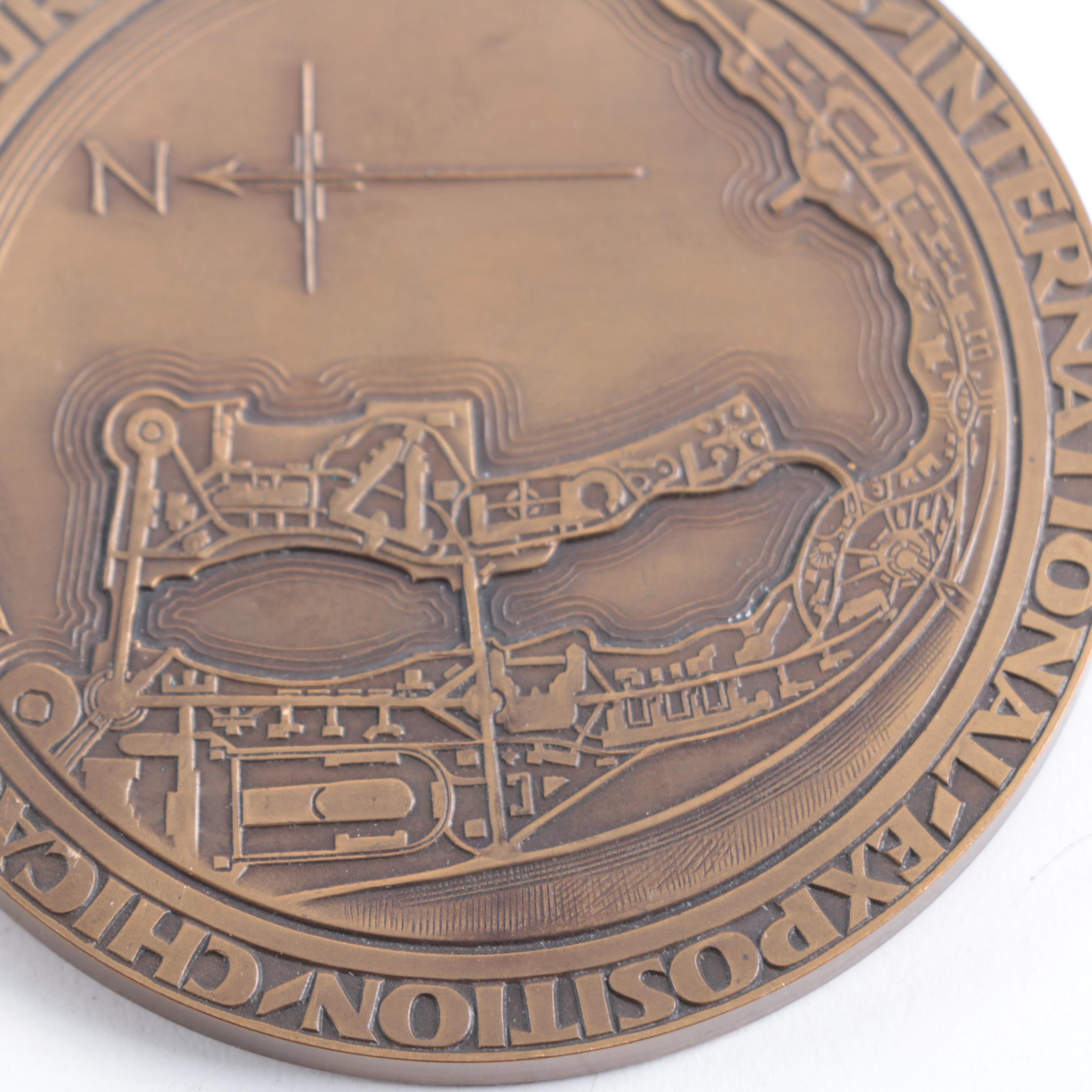 1933 Official Commemorative World's Fair Medal
