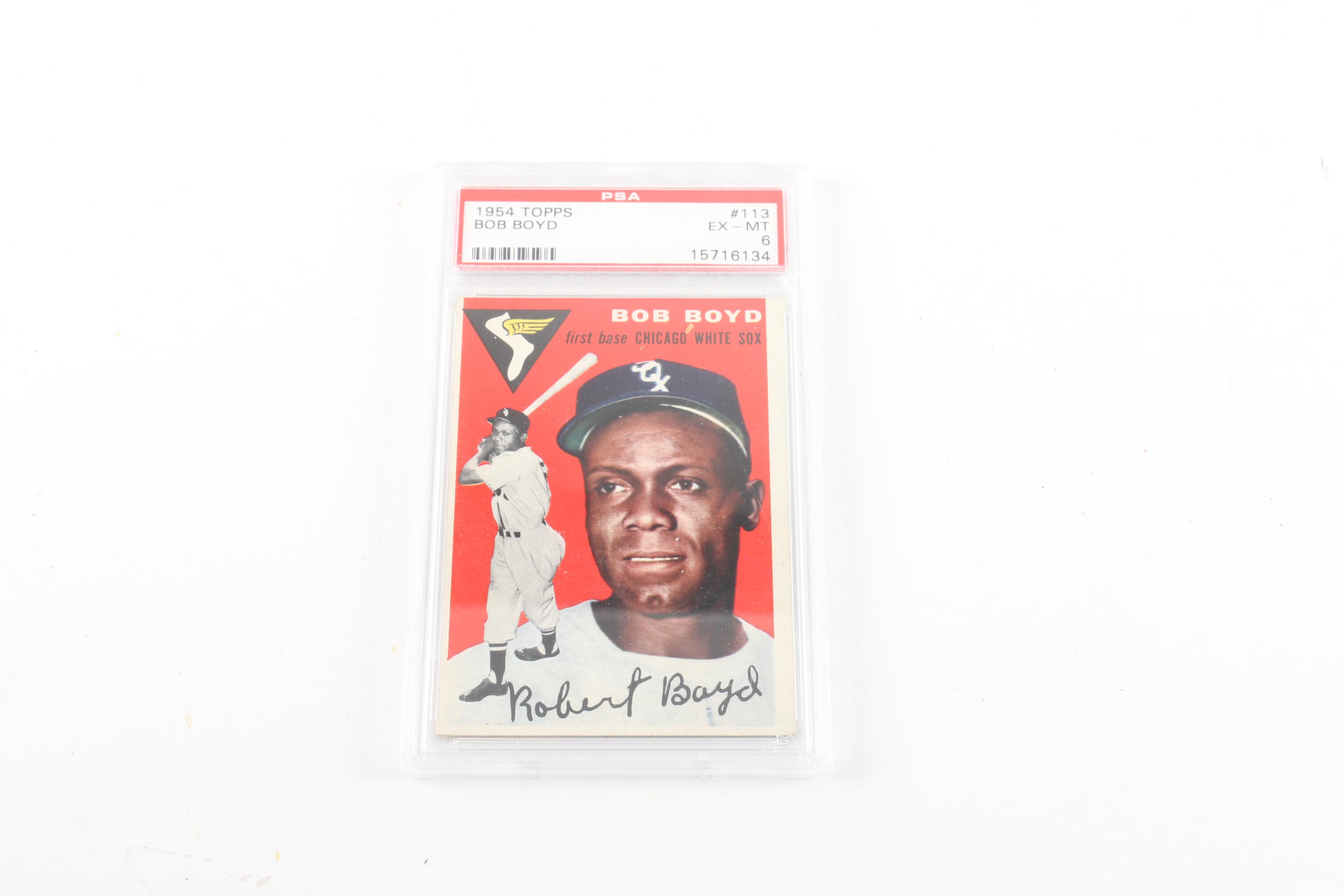 Vintage Baseball Cards Including Christy Mathewson and Bob Boyd