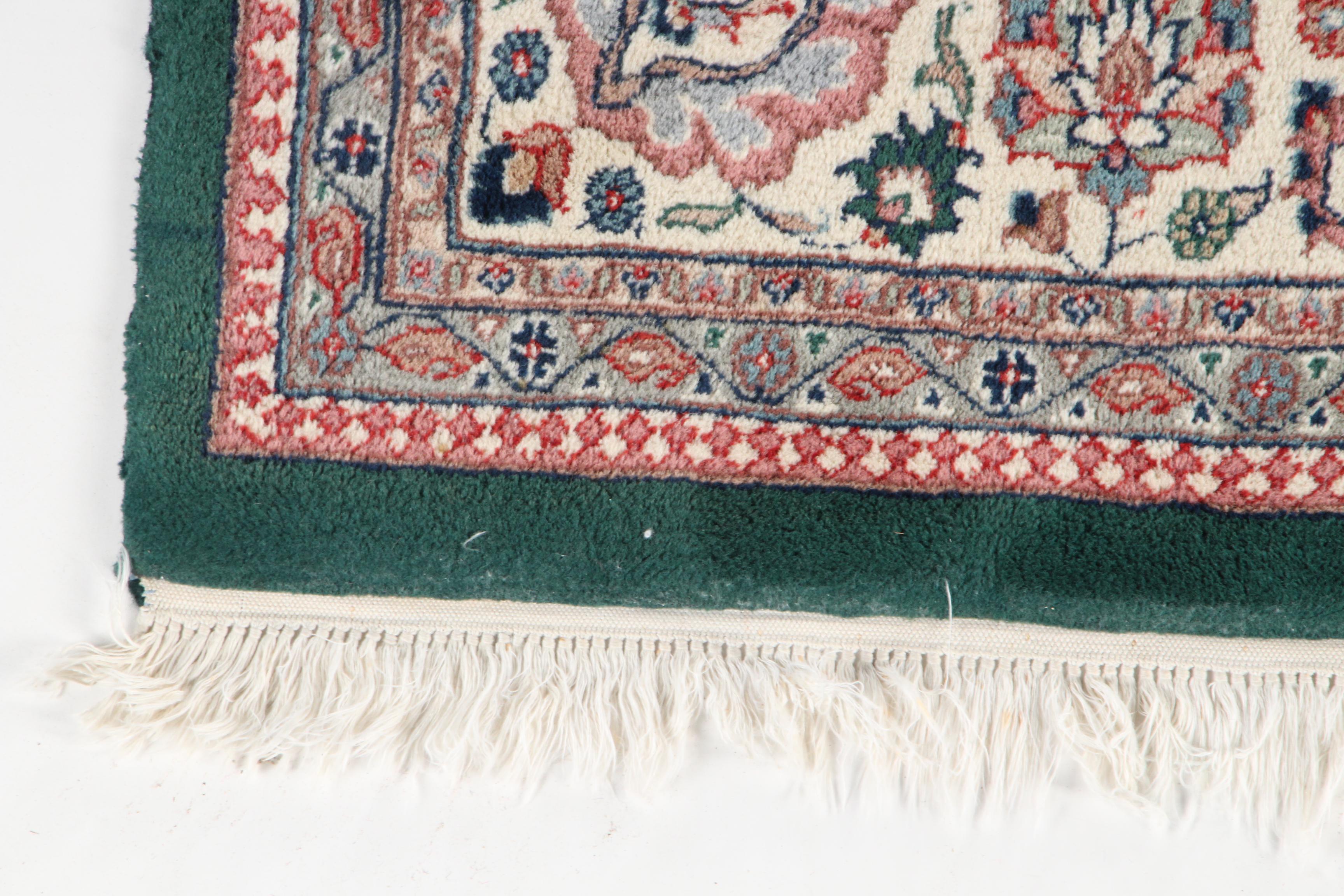 Large Hand-Knotted Indo-Persian "Kashan" Area Rug