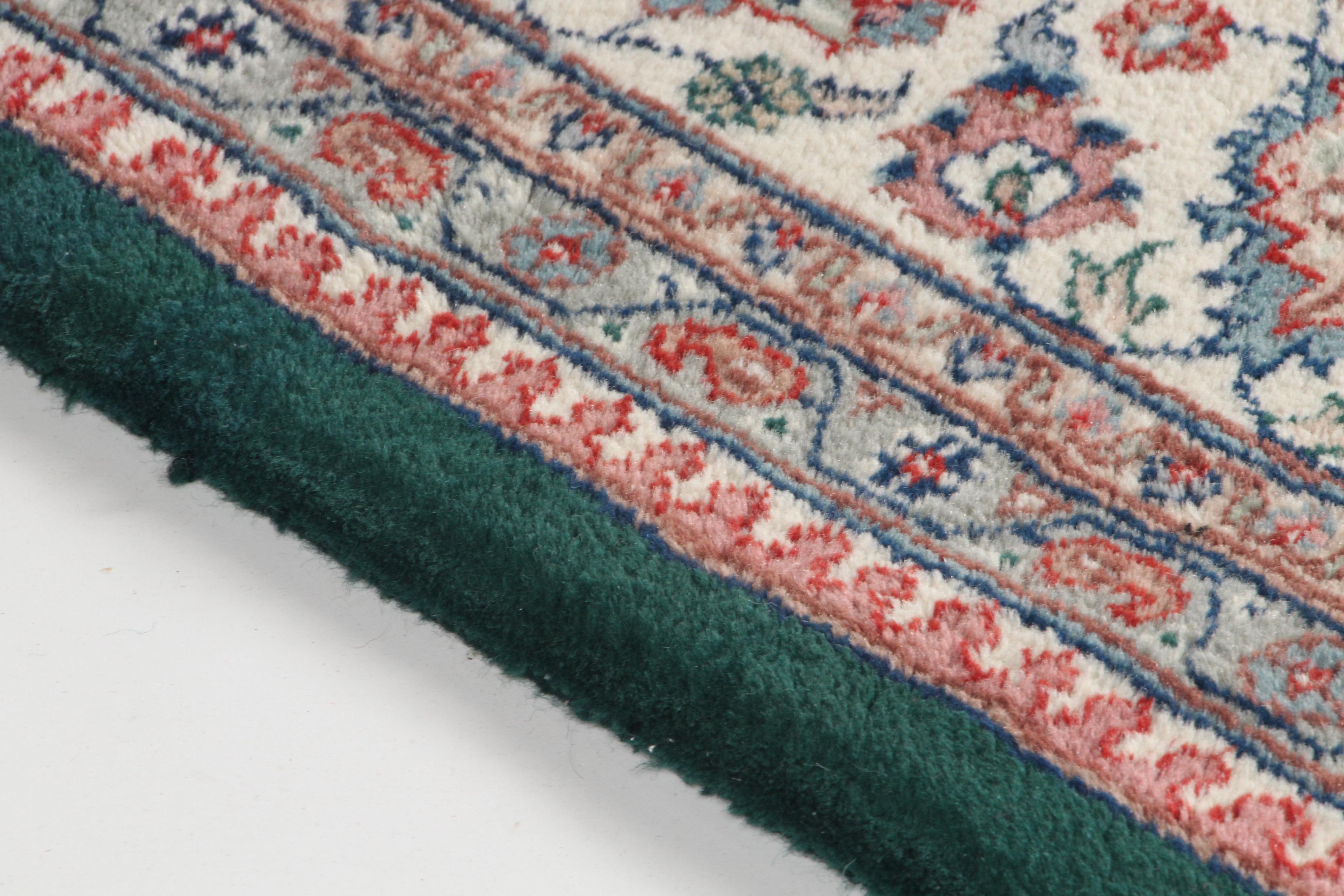 Large Hand-Knotted Indo-Persian "Kashan" Area Rug