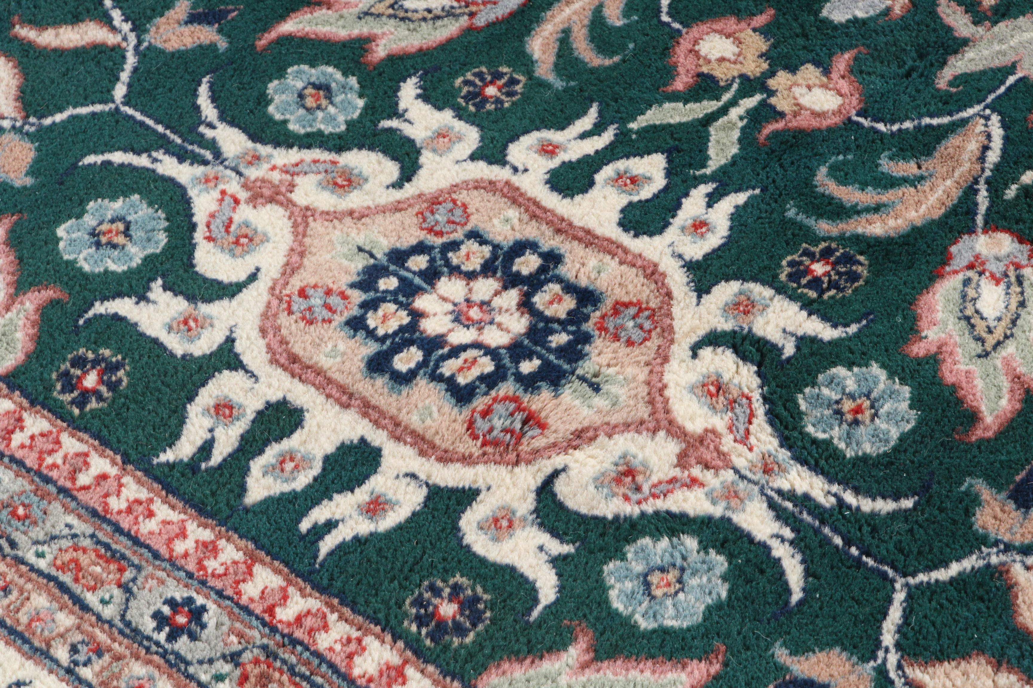 Large Hand-Knotted Indo-Persian "Kashan" Area Rug
