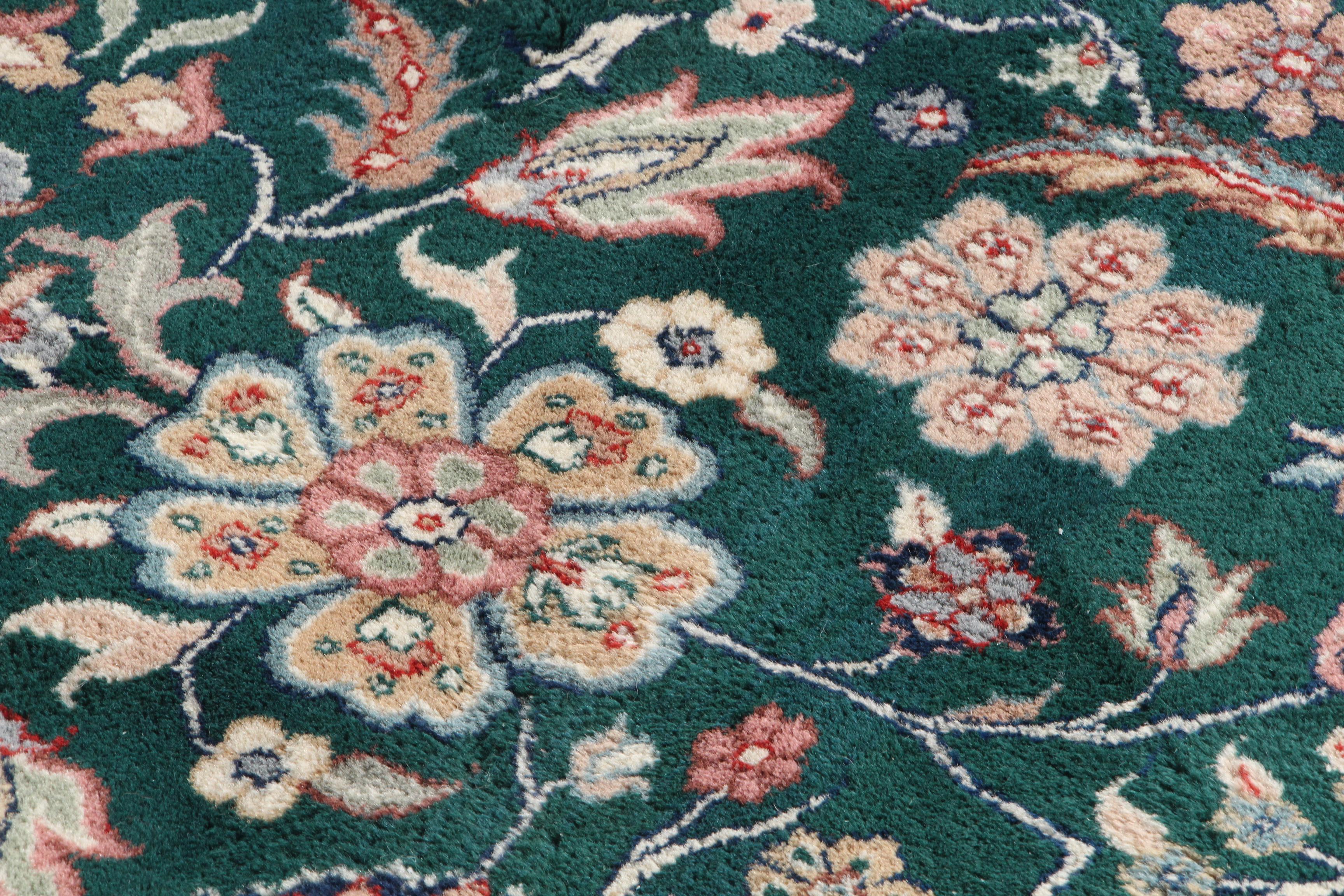 Large Hand-Knotted Indo-Persian "Kashan" Area Rug