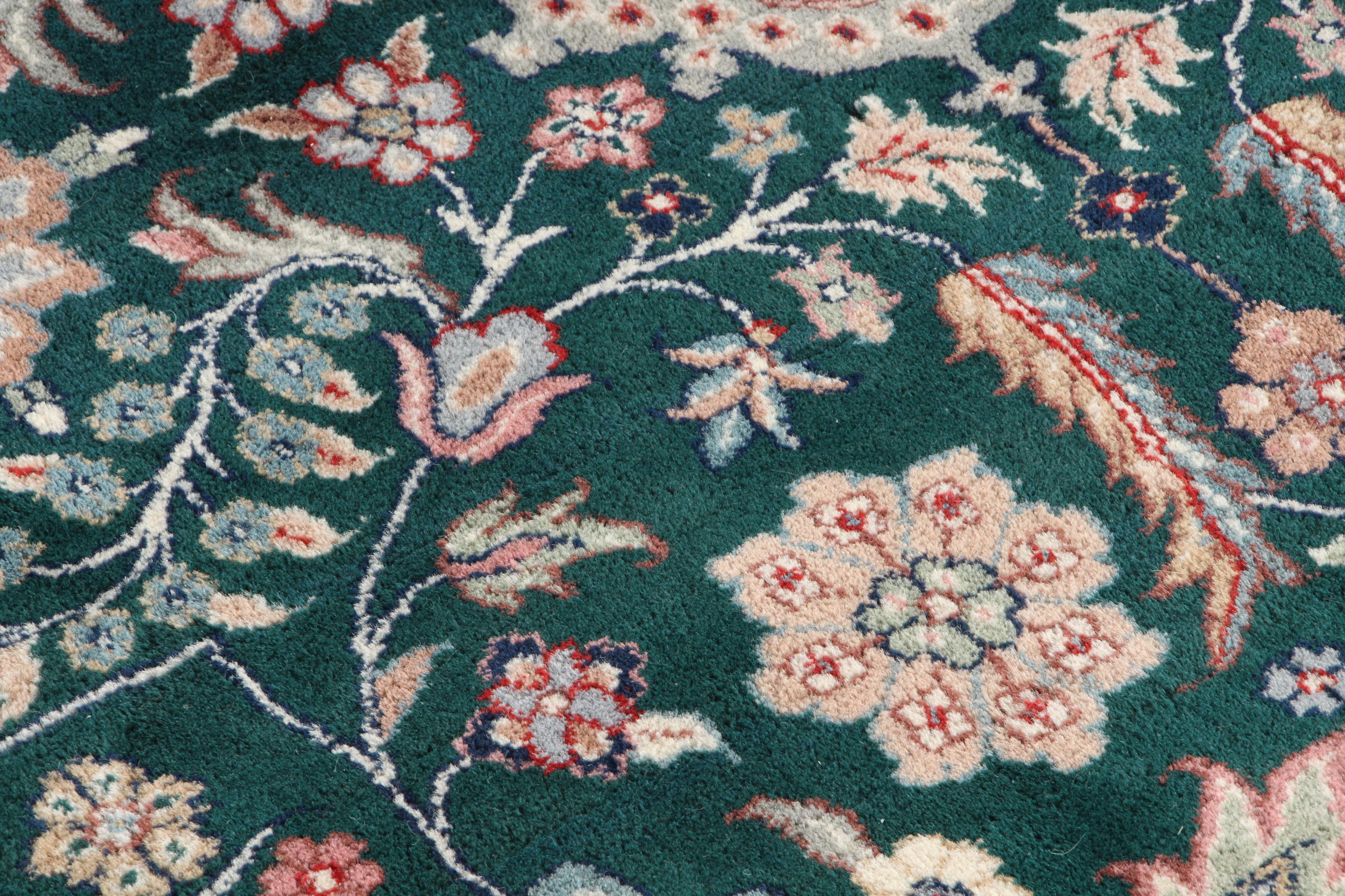 Large Hand-Knotted Indo-Persian "Kashan" Area Rug