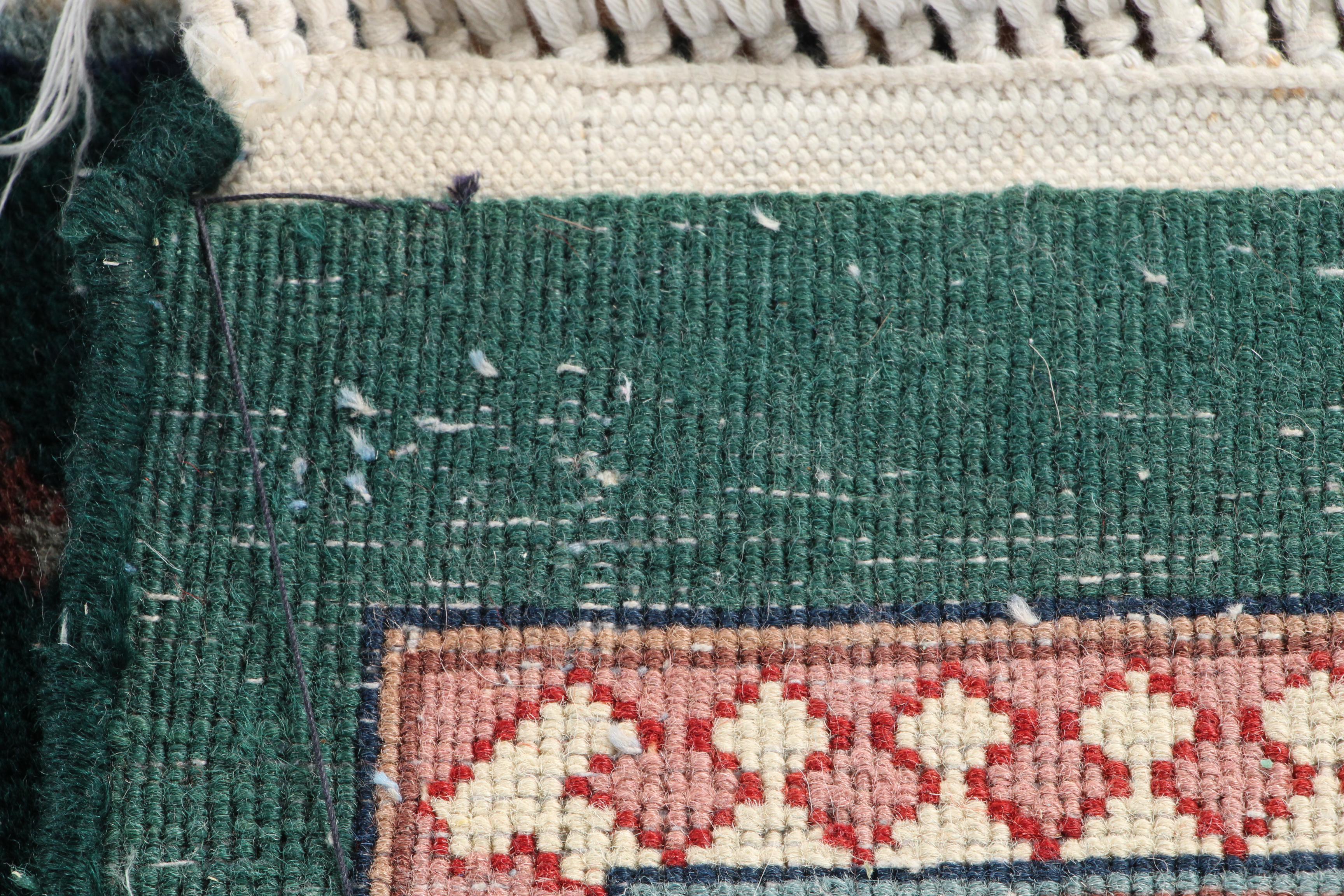 Large Hand-Knotted Indo-Persian "Kashan" Area Rug