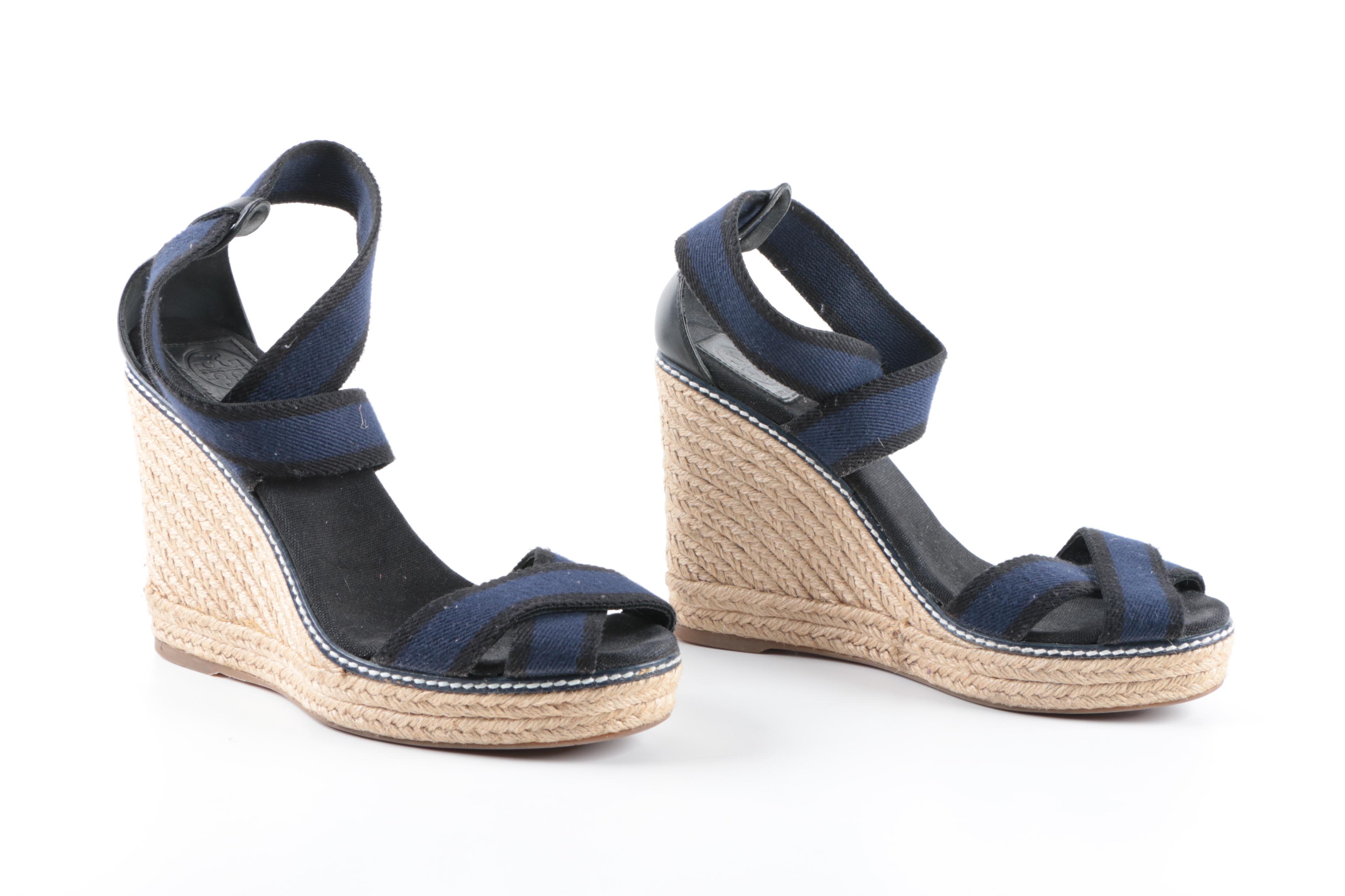 Tory Burch Espadrille Wedge Sandals
