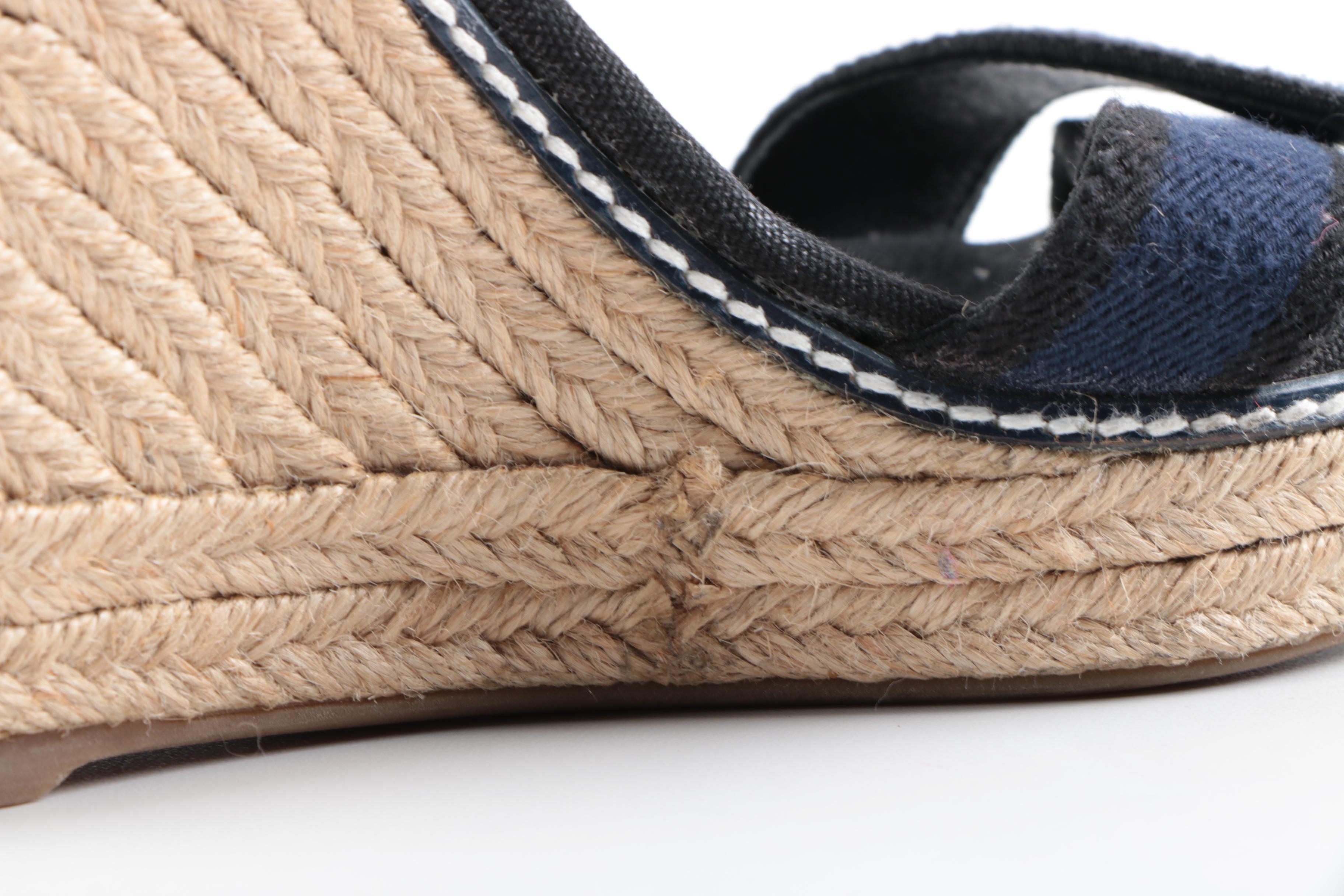 Tory Burch Espadrille Wedge Sandals