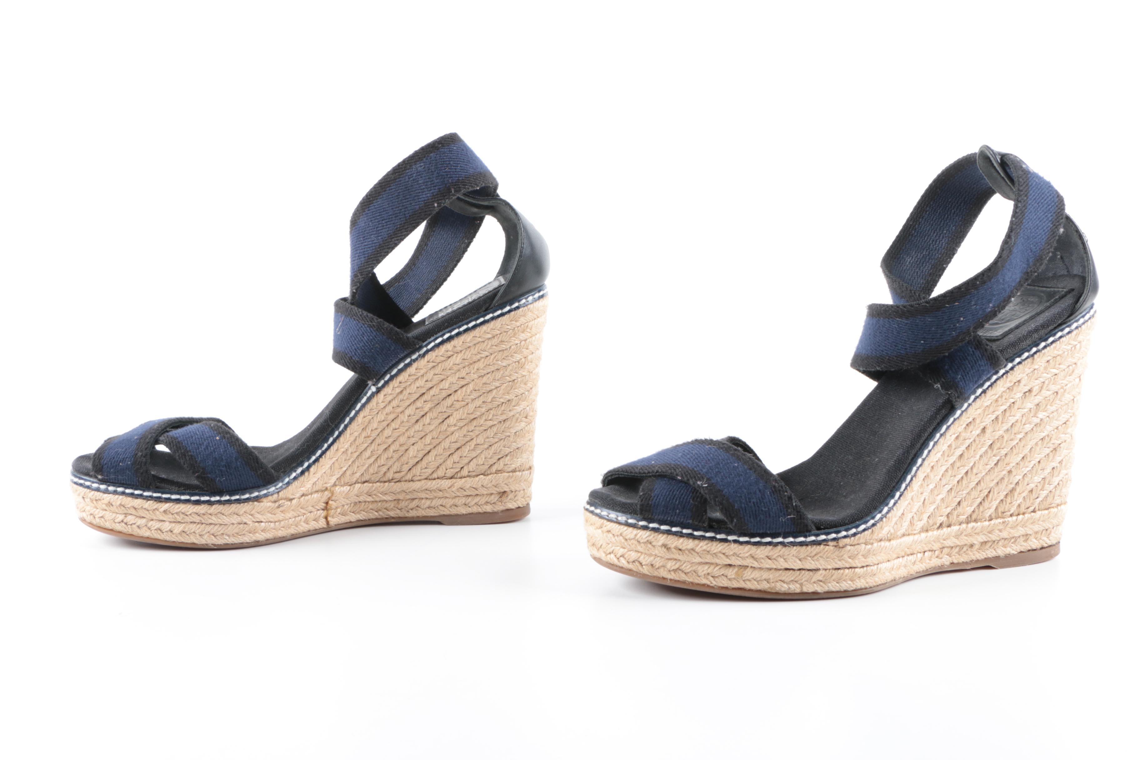 Tory Burch Espadrille Wedge Sandals