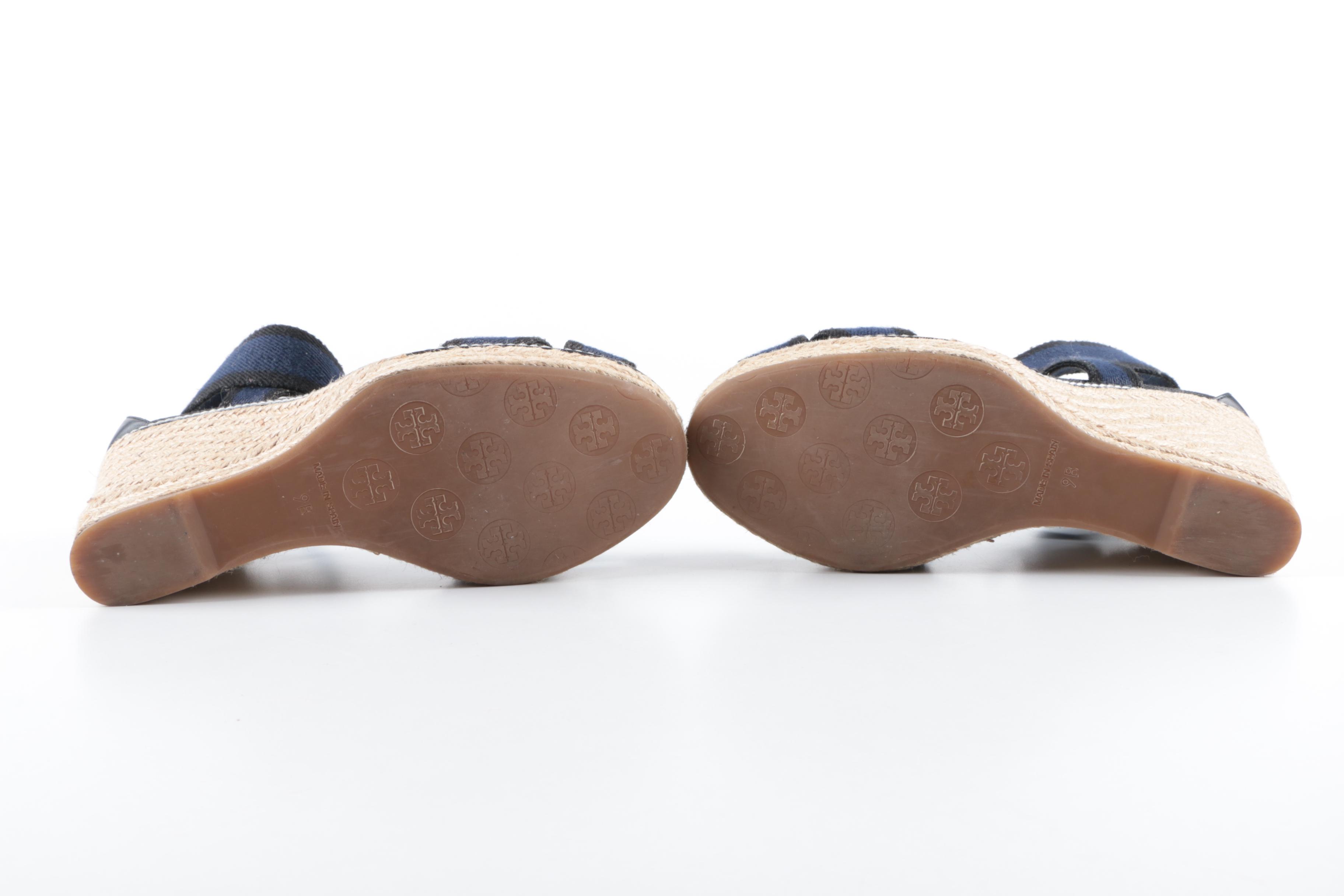 Tory Burch Espadrille Wedge Sandals