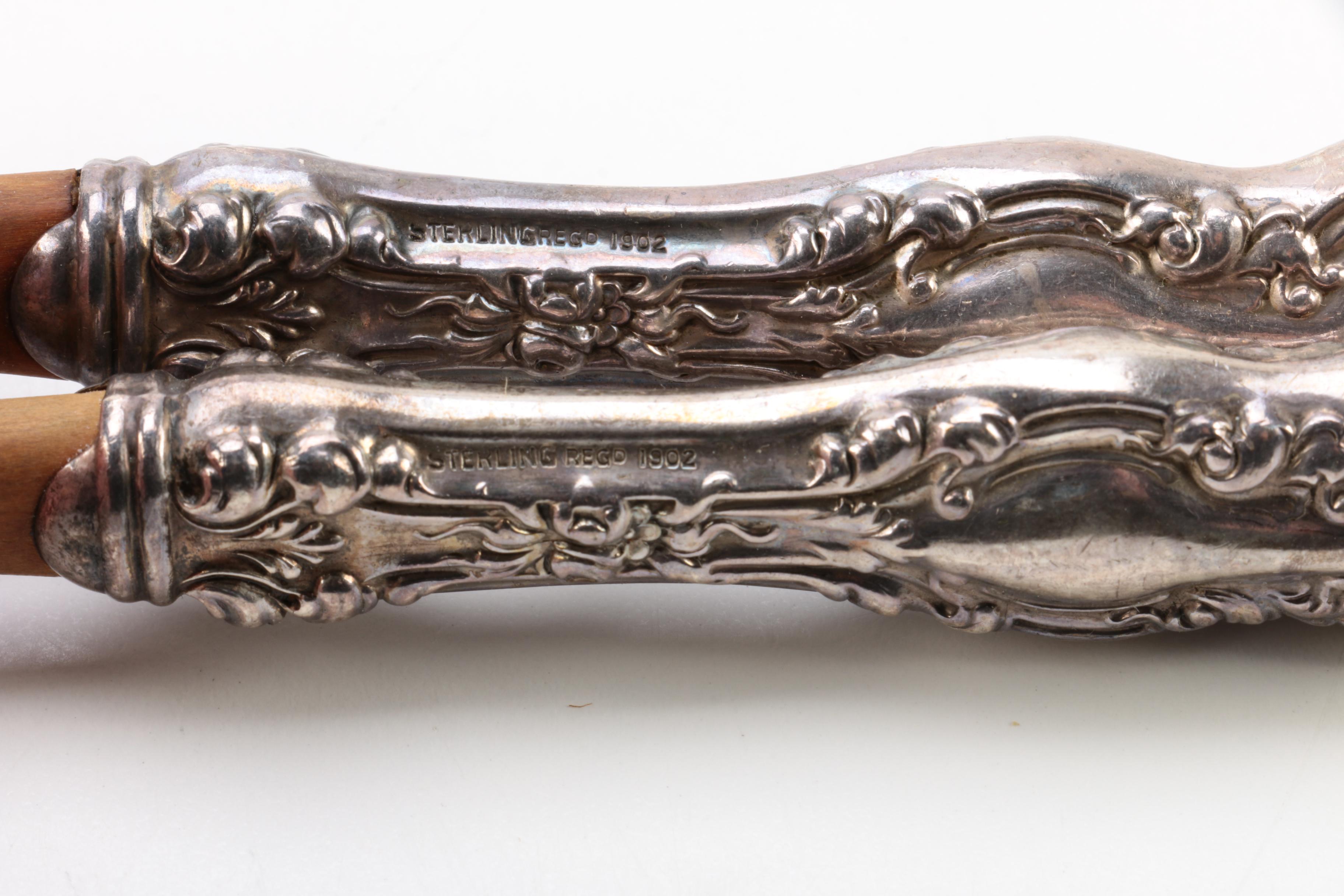 Web Silver Co Wood and Sterling Silver Utensils and More