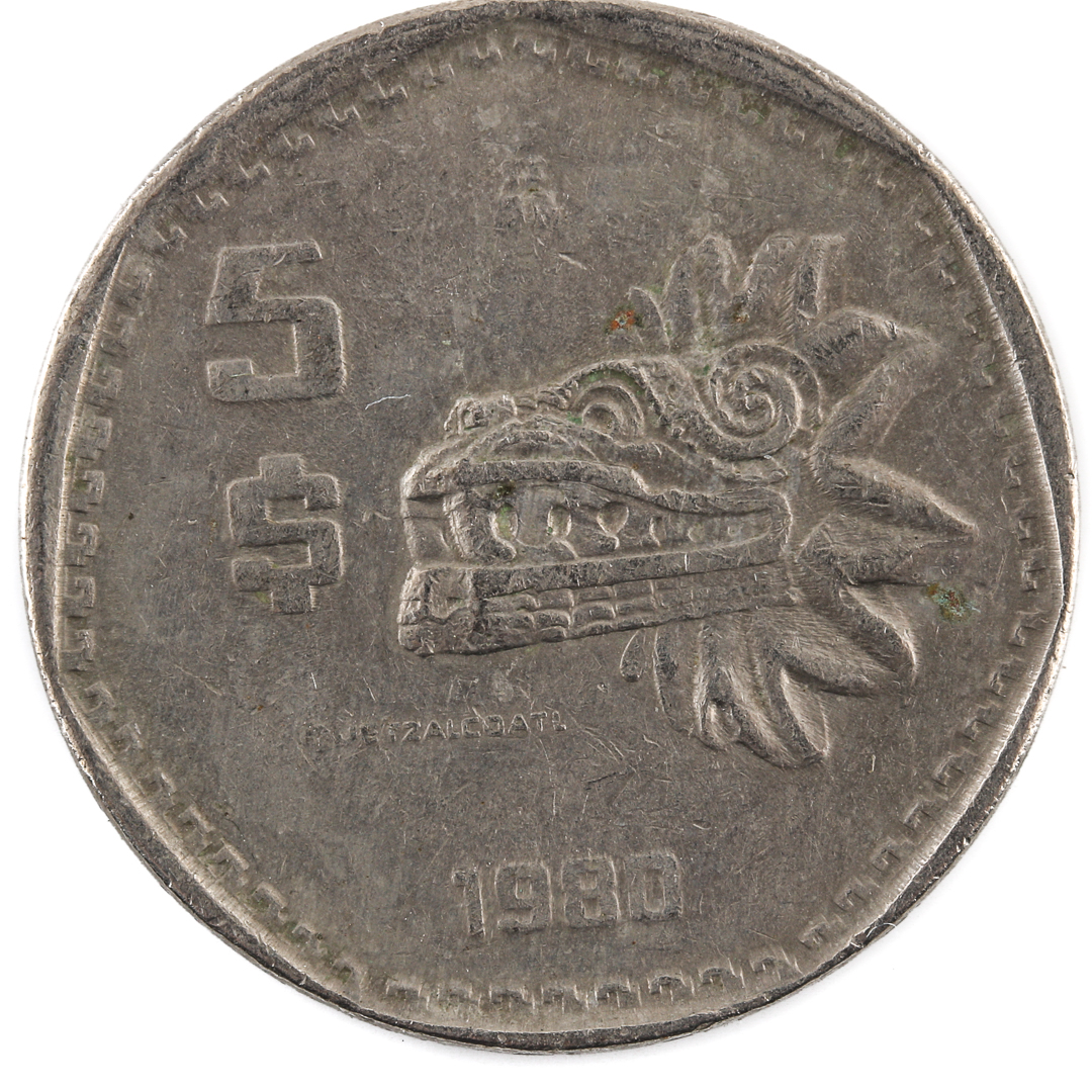 Large Group of Eight Pounds of Different Foreign Coins