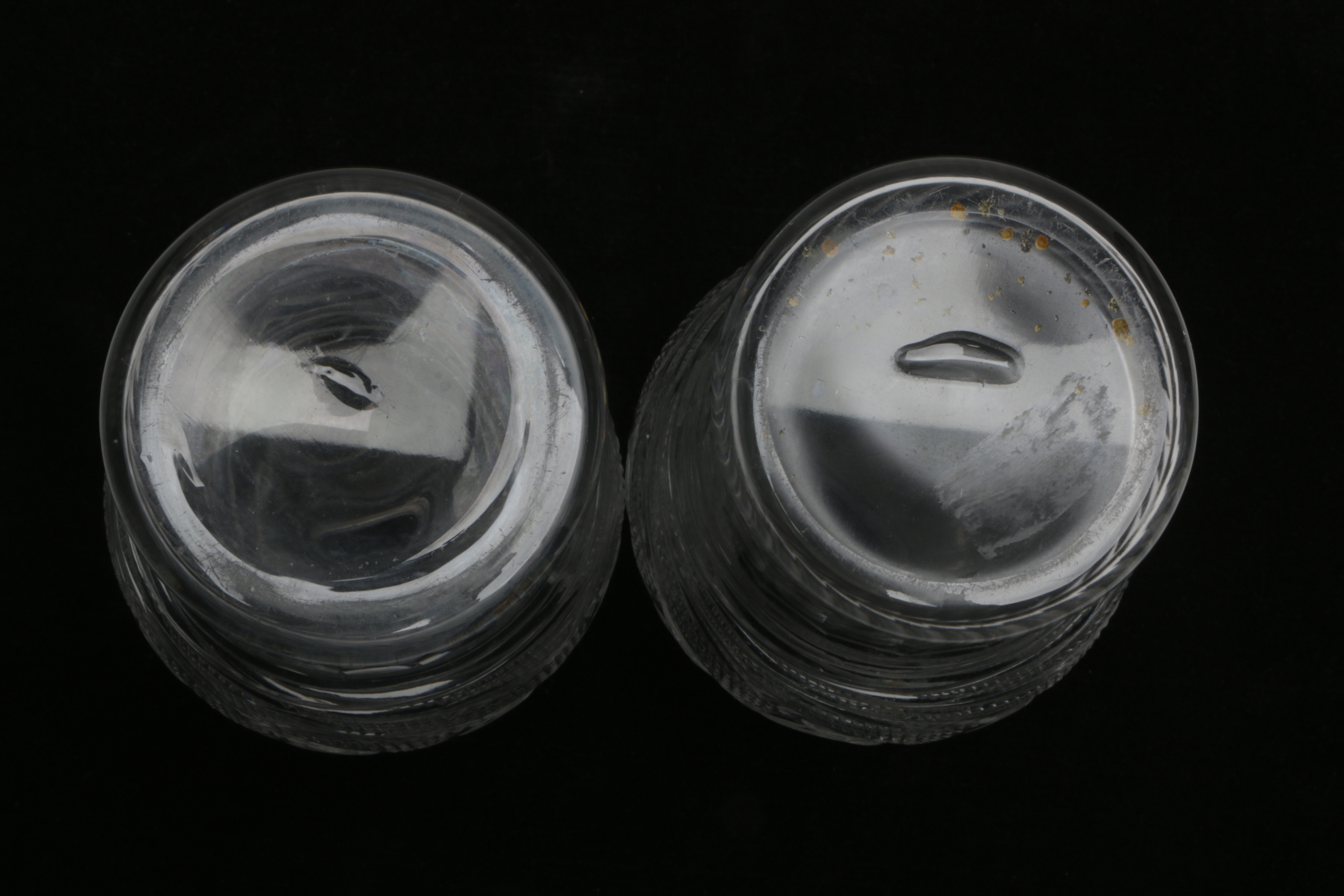 Antique Anglo-Irish Cut Lead Glass Decanters