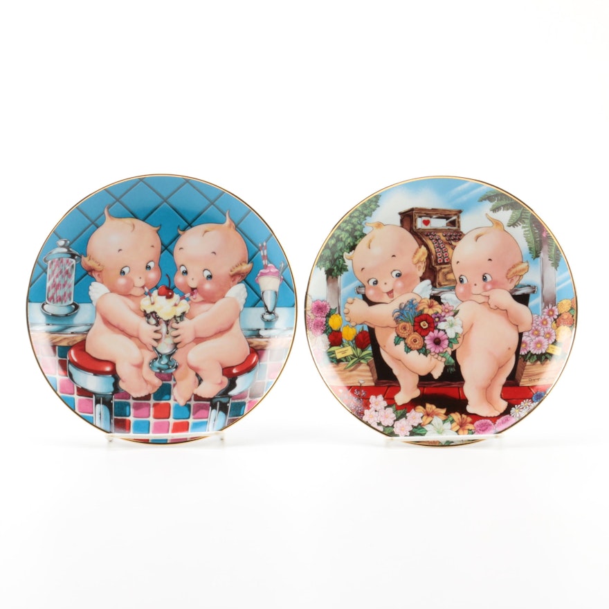 Limited Edition The Danbury Mint Kewpie Doll Themed Collector Plates