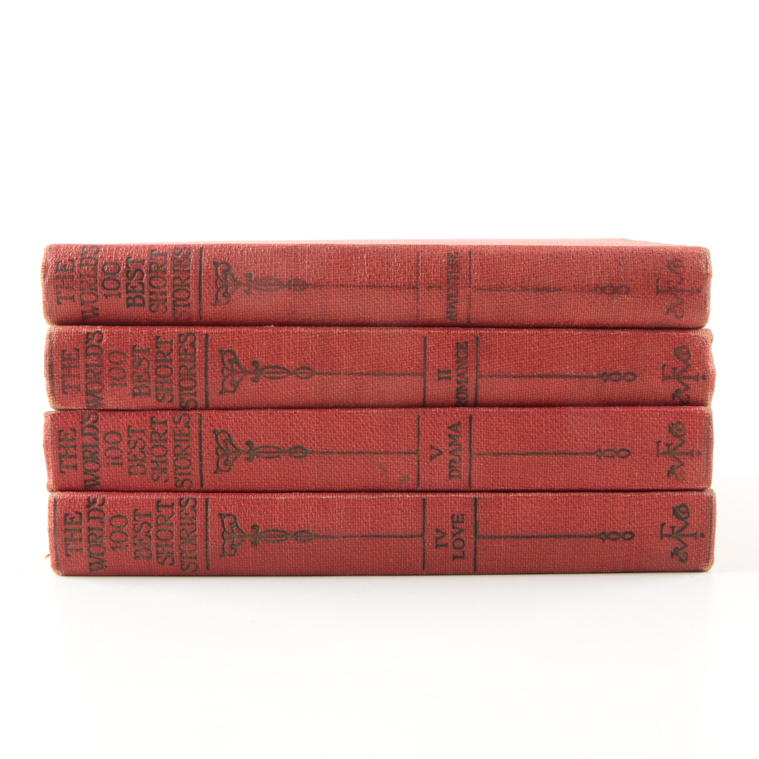 1927 "The World's One Hundred Best Short Stories" in Four Volumes