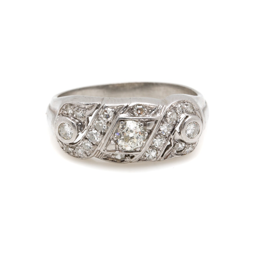 Platinum Diamond Ring