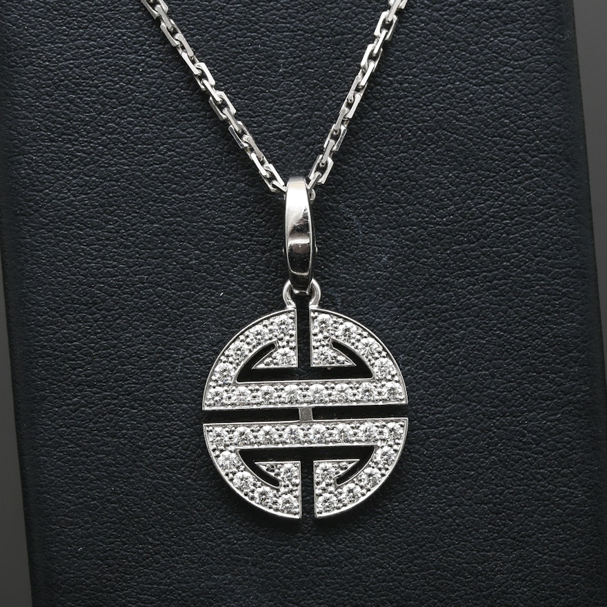 Cartier "Longevity" Pendant Necklace