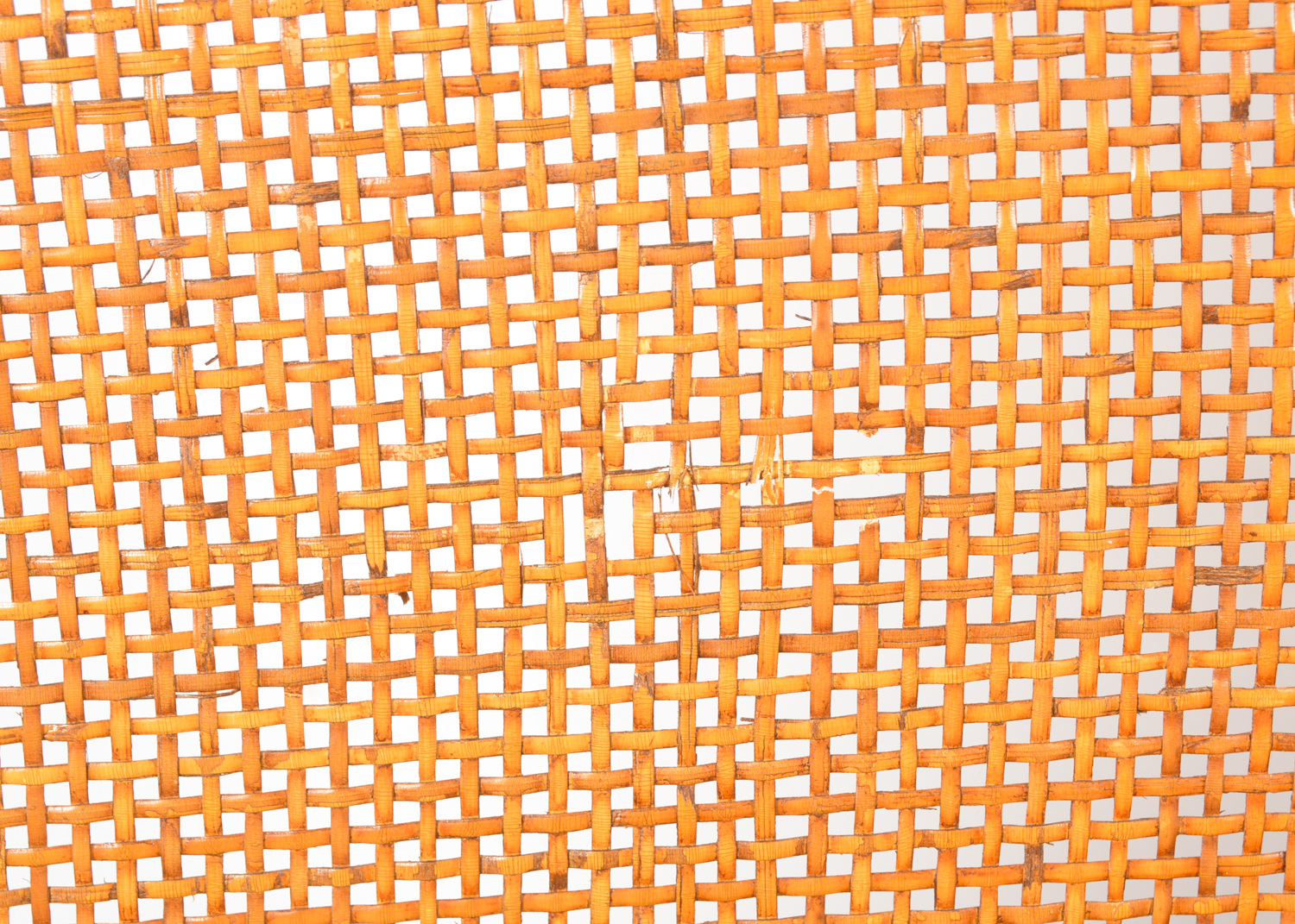 Four Mid Century Modern Cane-Back Walnut Dining Chairs by Lane