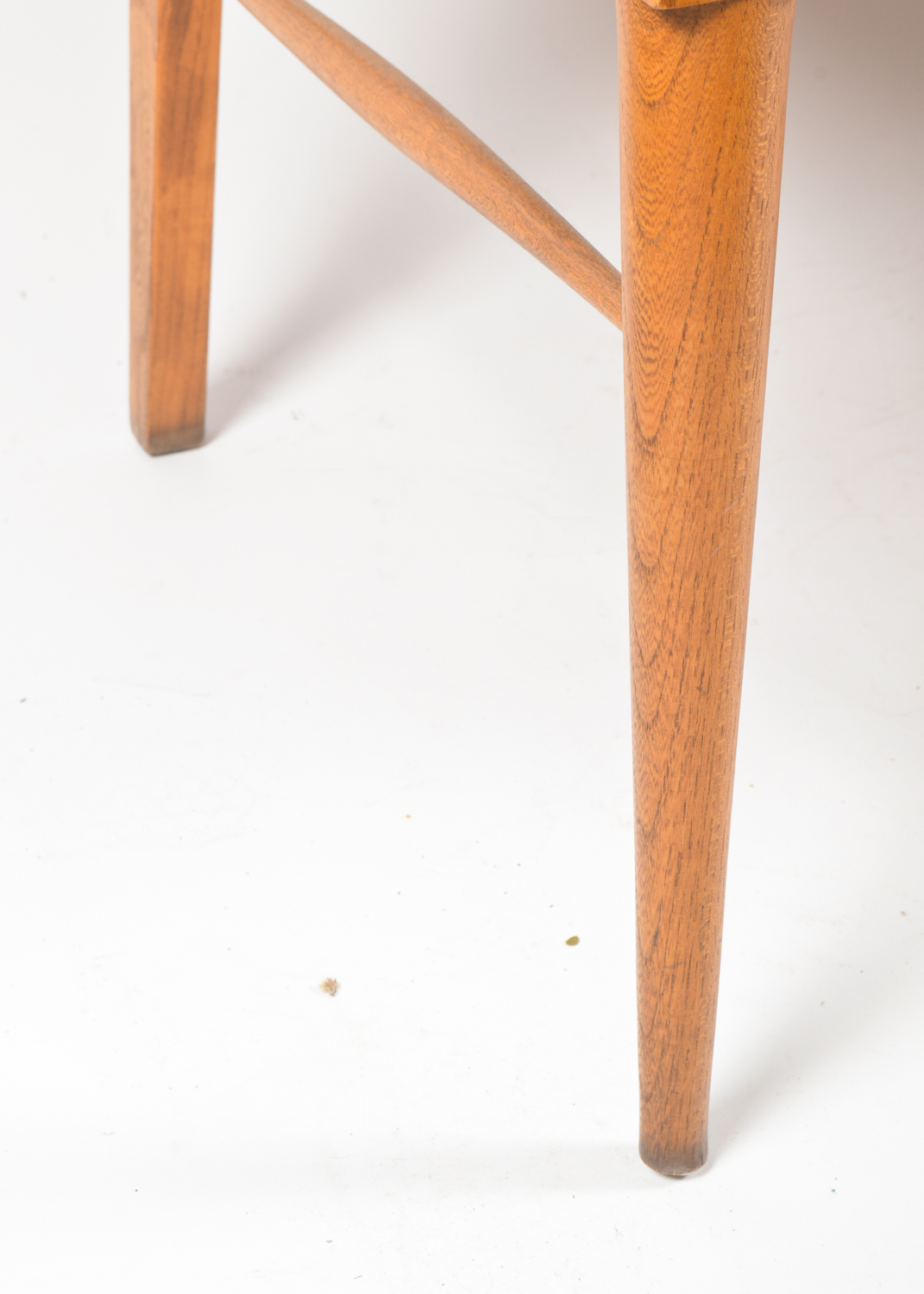 Four Mid Century Modern Cane-Back Walnut Dining Chairs by Lane