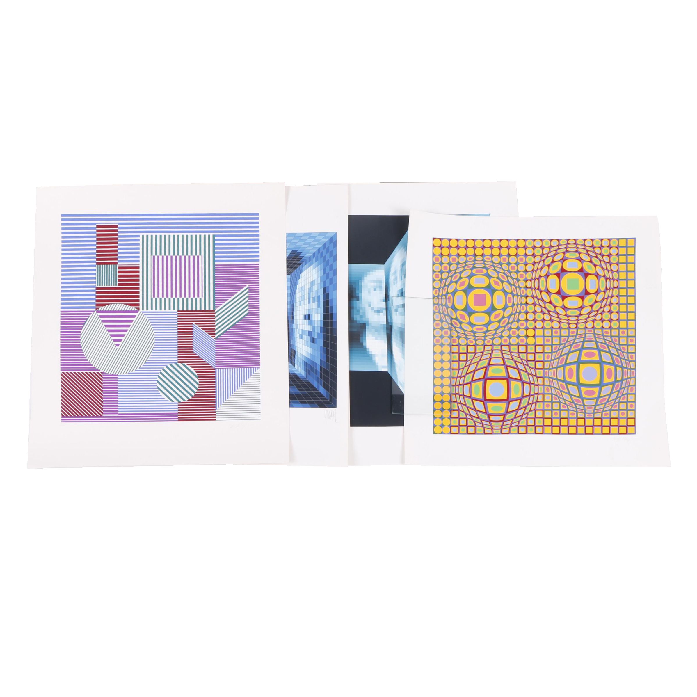 Collection of Victor and Jean-Pierre Vasarely Serigraphs