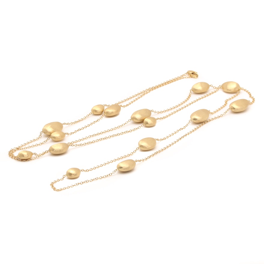 Marco Bicego 18K Yellow Gold Station Necklace